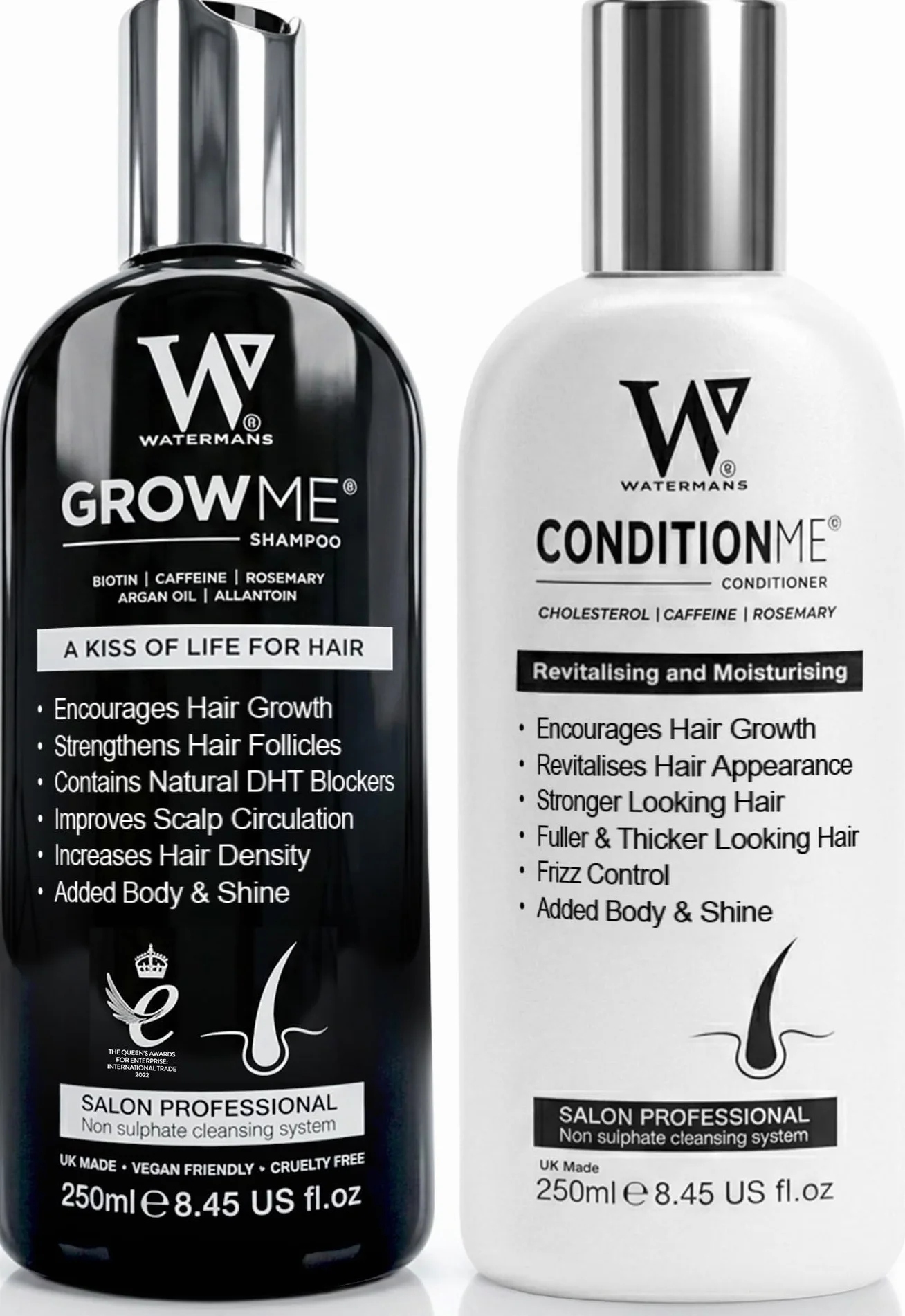 Watermans Hair Growth Zestaw szamponu i odżywki na porost włosów