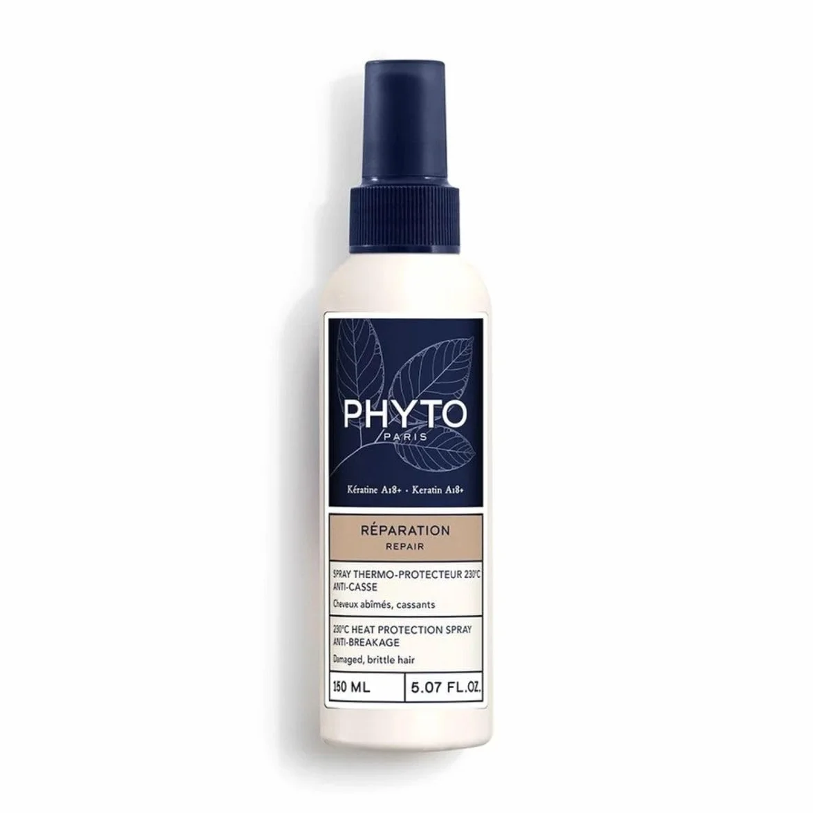 Phyto Spray chroniący przed ciepłem, 150 ml – chroni włókna włosów przed wysoką temperaturą do 230°C, bez silikonu, bez farbowania.
