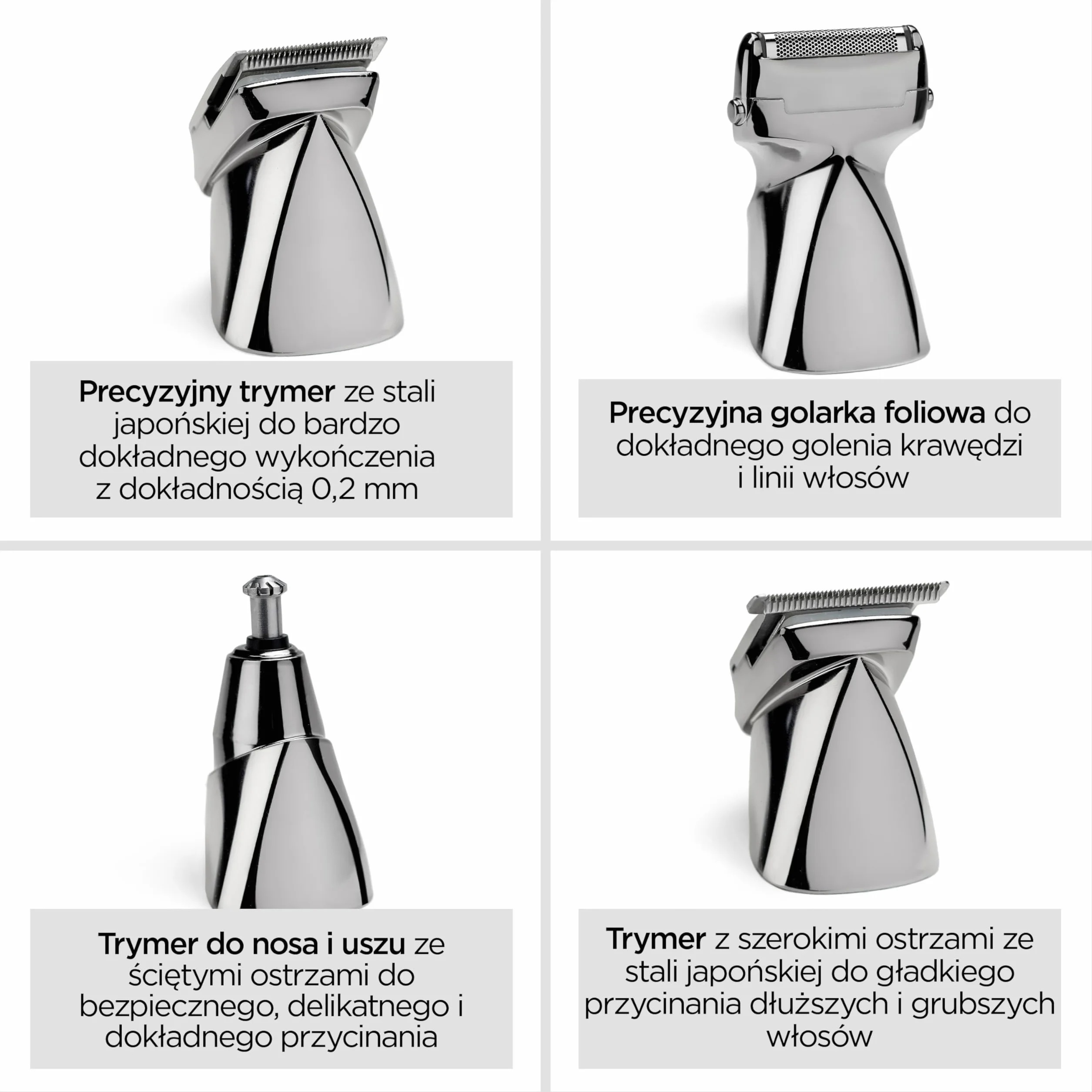 BaByliss Super-X Metal 15 w 1 wielofunkcyjny trymer bezprzewodowy wodoodporny MT996E