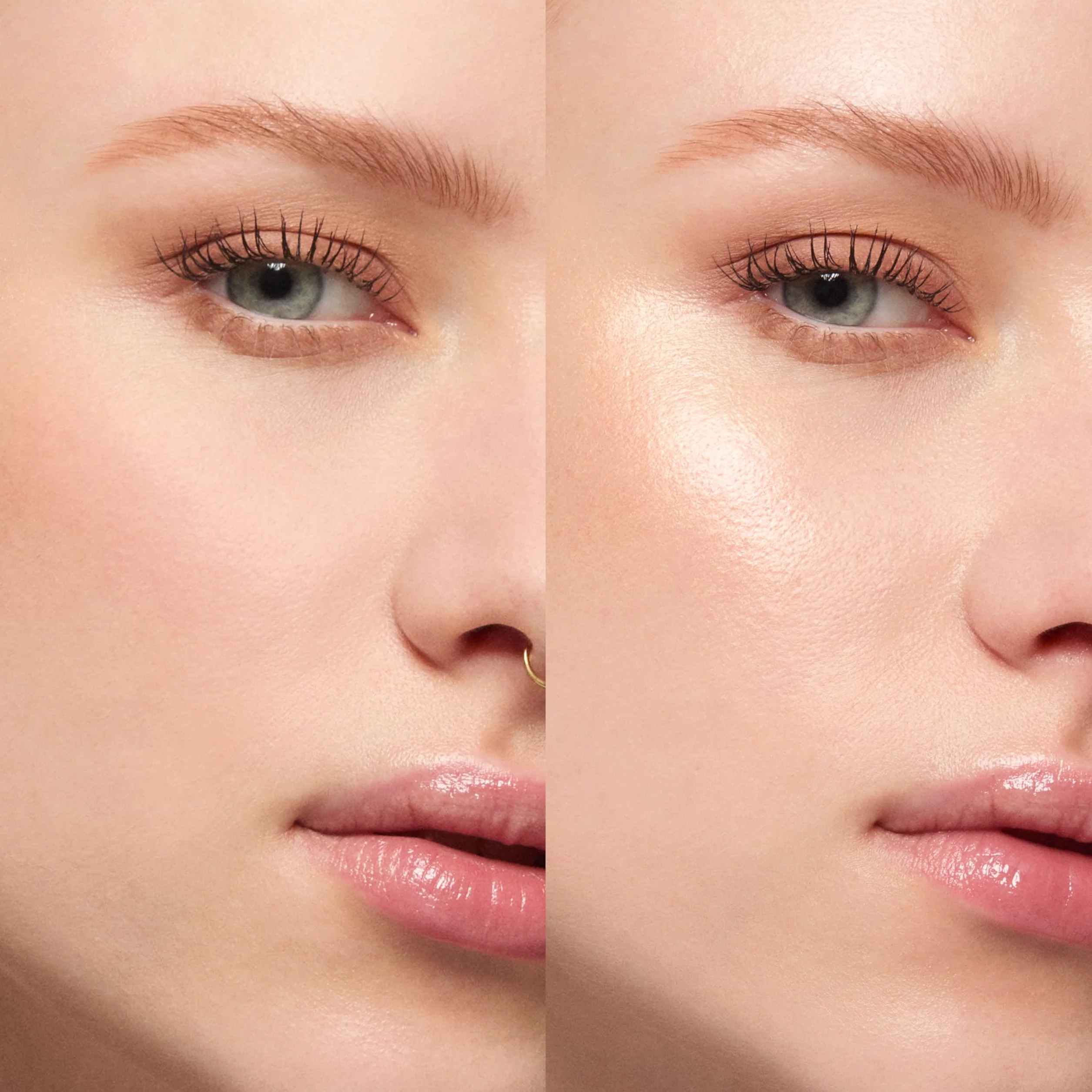 KIKO Milano Glow Fusion Gleam Dream Highlighter 1, Rozświetlacz Do Twarzy W Płynie Z Aplikatorem Gąbkowym