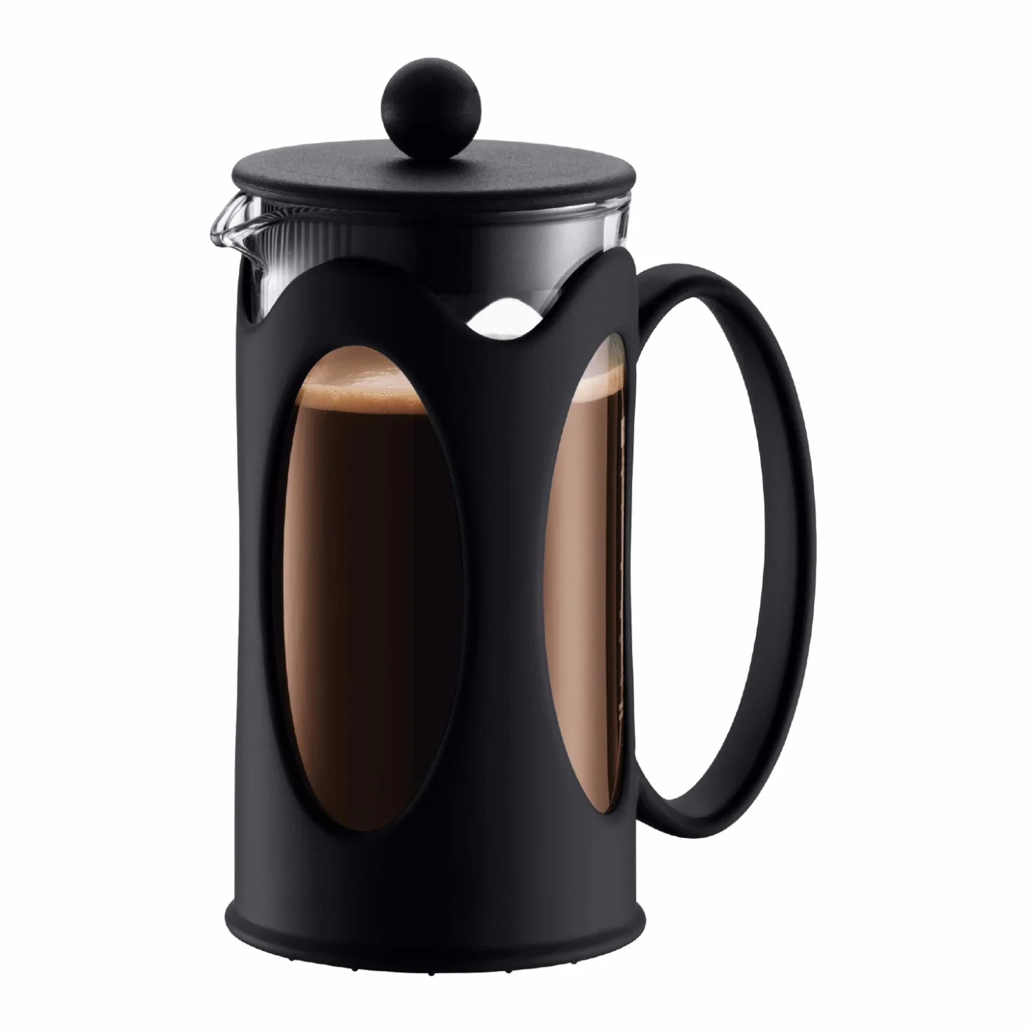 Bodum 1503-10 kubek do ekspresu do kawy, szklany kubek – 3 filiżanki, przezroczysty (pojemność: trzy filiżanki, 0,35 l, 12 oz)