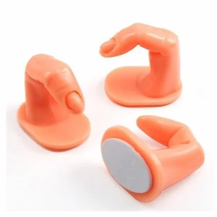 5 sztuk plastikowych fałszywych palców do ćwiczenia paznokci Boolavard