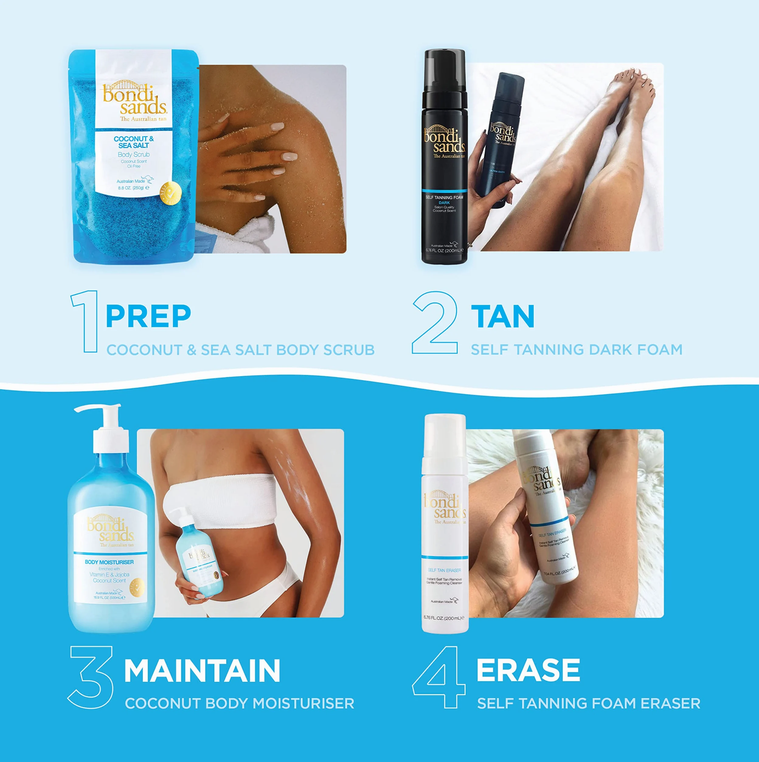 Bondi Sands Pure Tanning Face Mist Opalająca mgiełka do twarzy