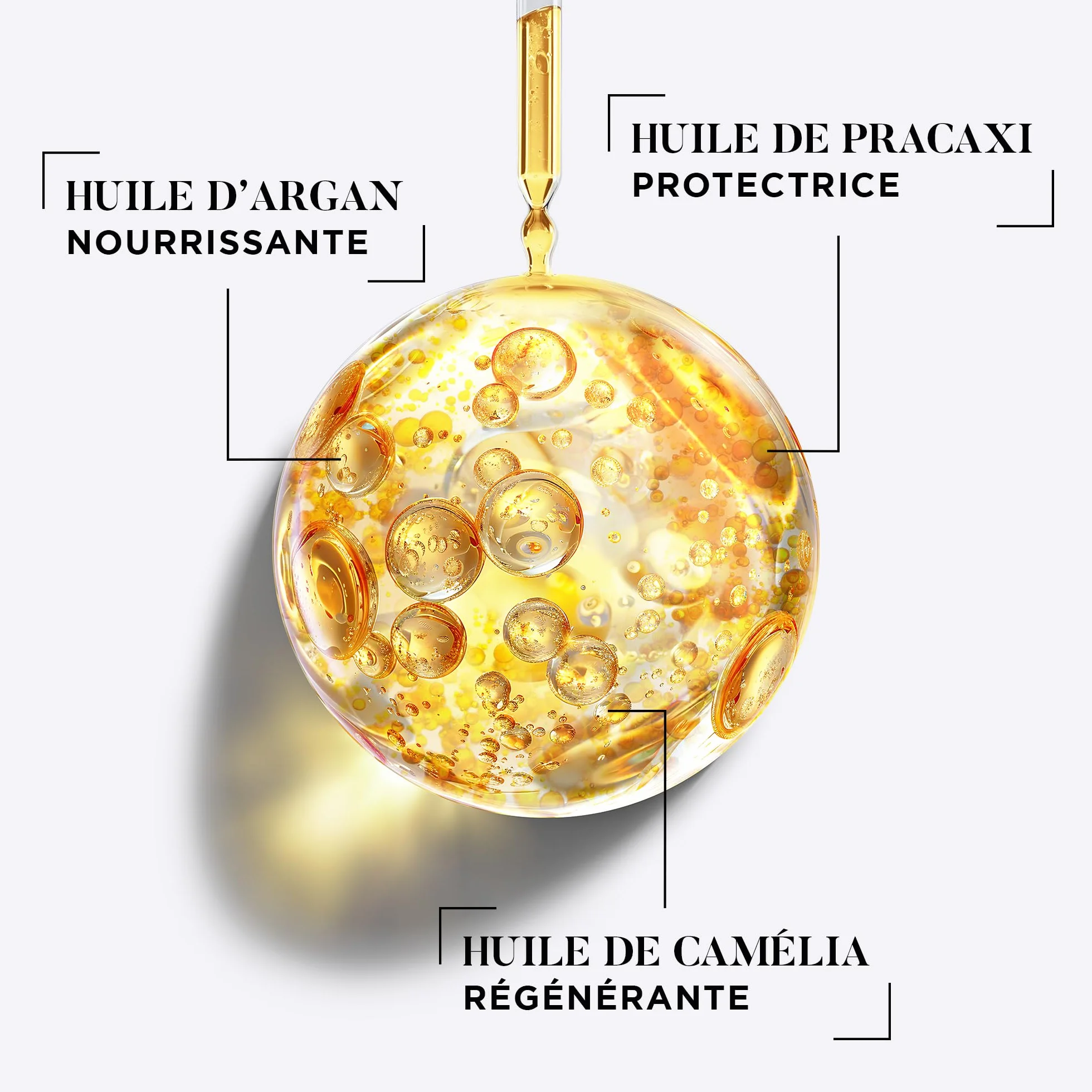 Dessange Extrême 3 Huiles Olejek do Włosów, 100 ml