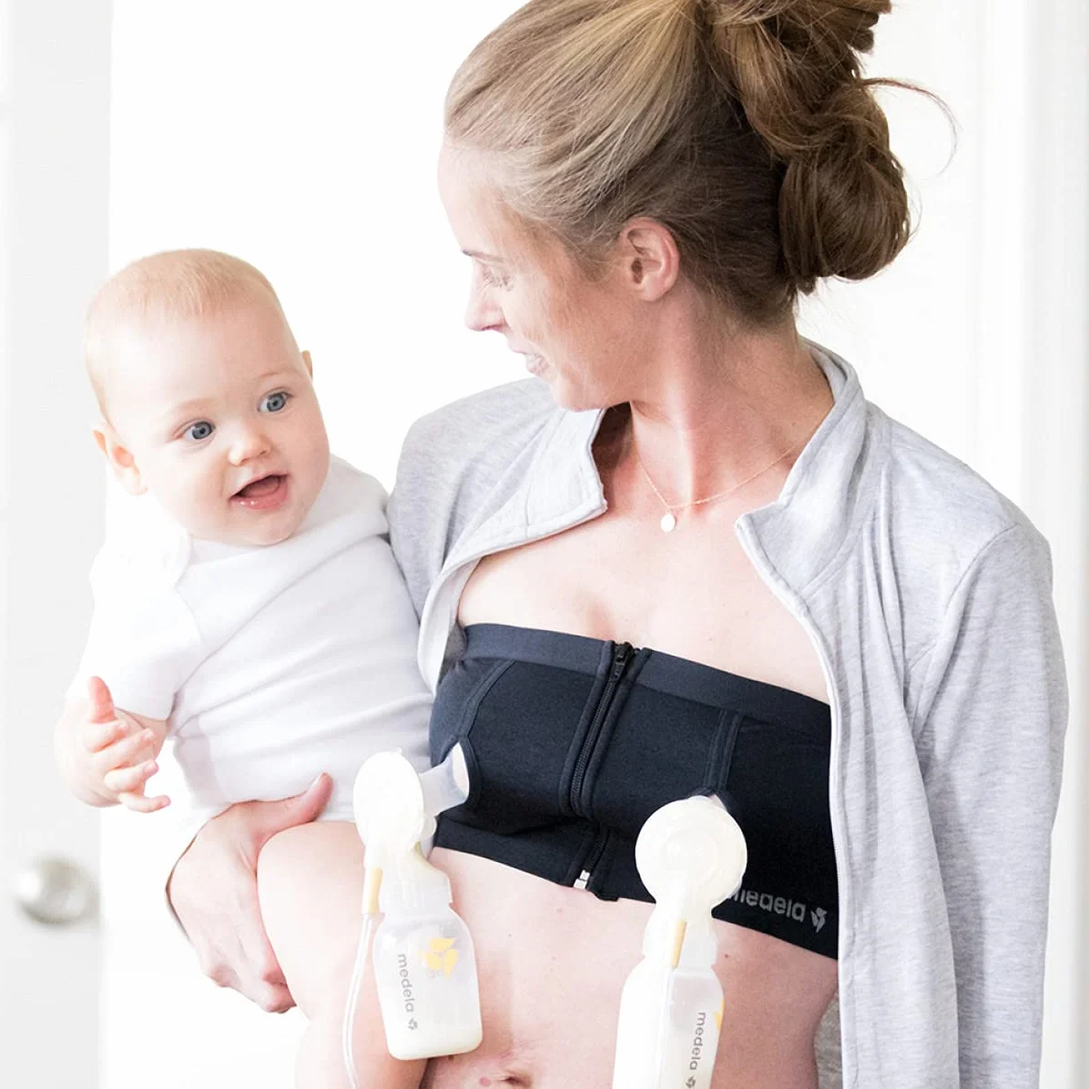 Medela Biustonosz ciążowy Kobiety Easy Expression Bustier (1 w zestawie)