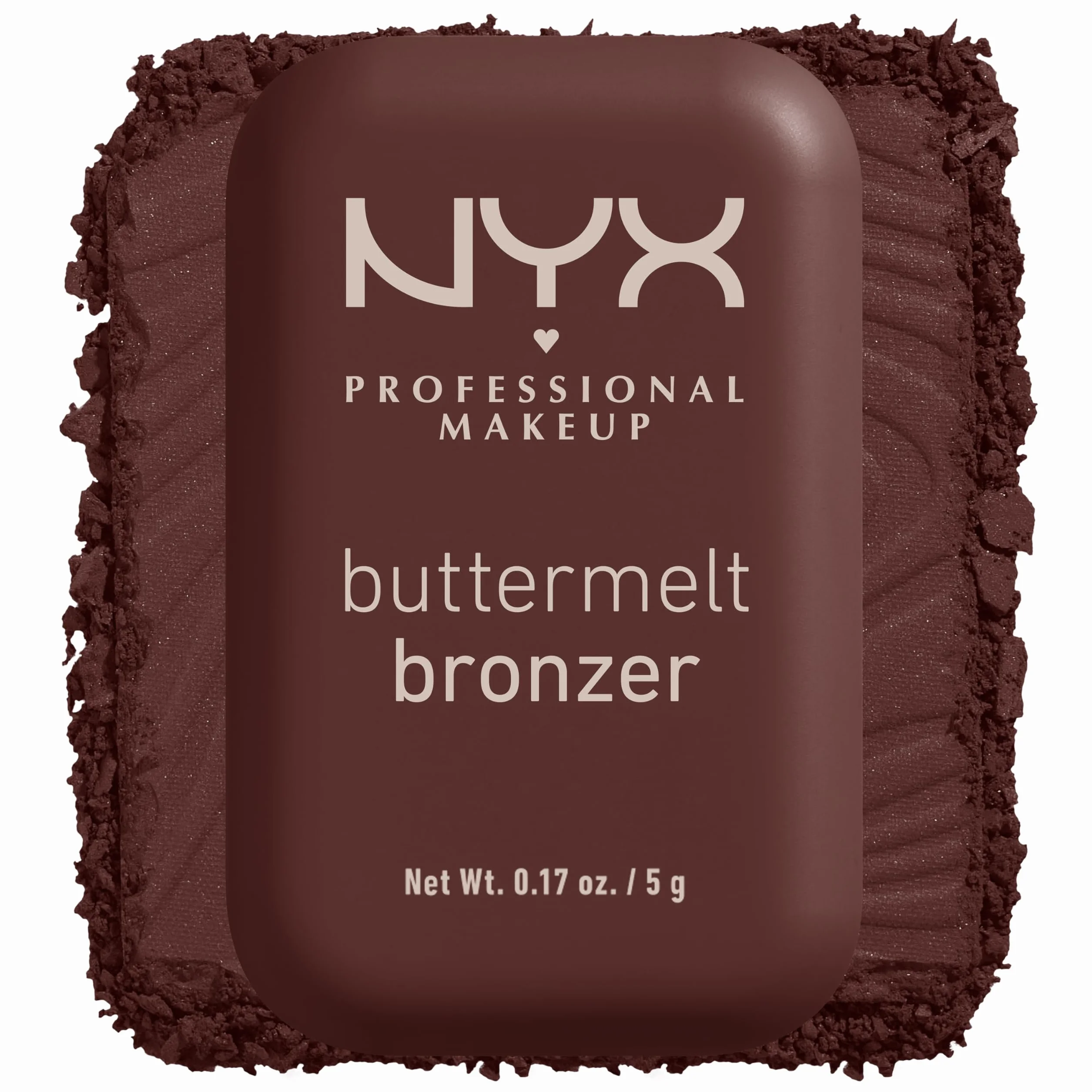 NYX Professional Makeup Buttermelt Bronzer Butta Than U Butter Powder Bronzer - Brązowy, 5GR