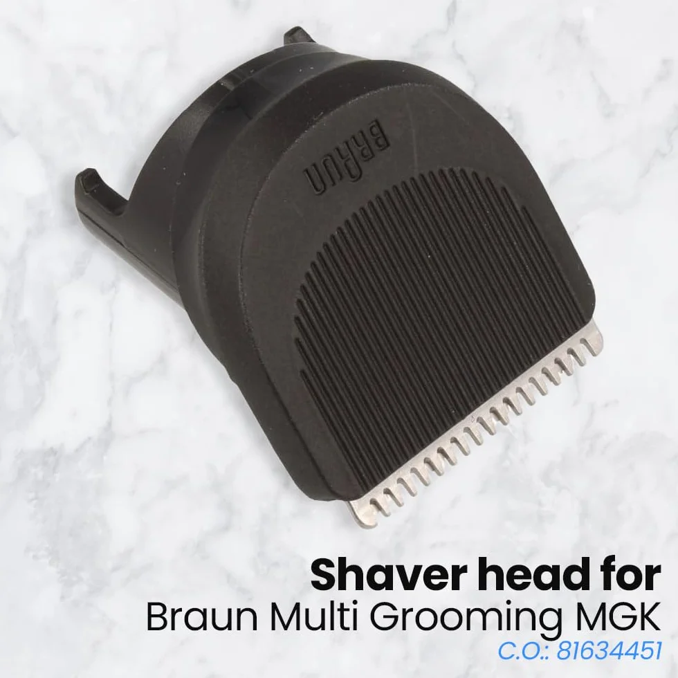 Anakel Home Zamienne Ostrze Do Cięcia Włosów 81634451 Kompatybilny z Braun Multi Grooming Kit MGK i Beard Trimmer | Krótka głowica do strzyżenia brody