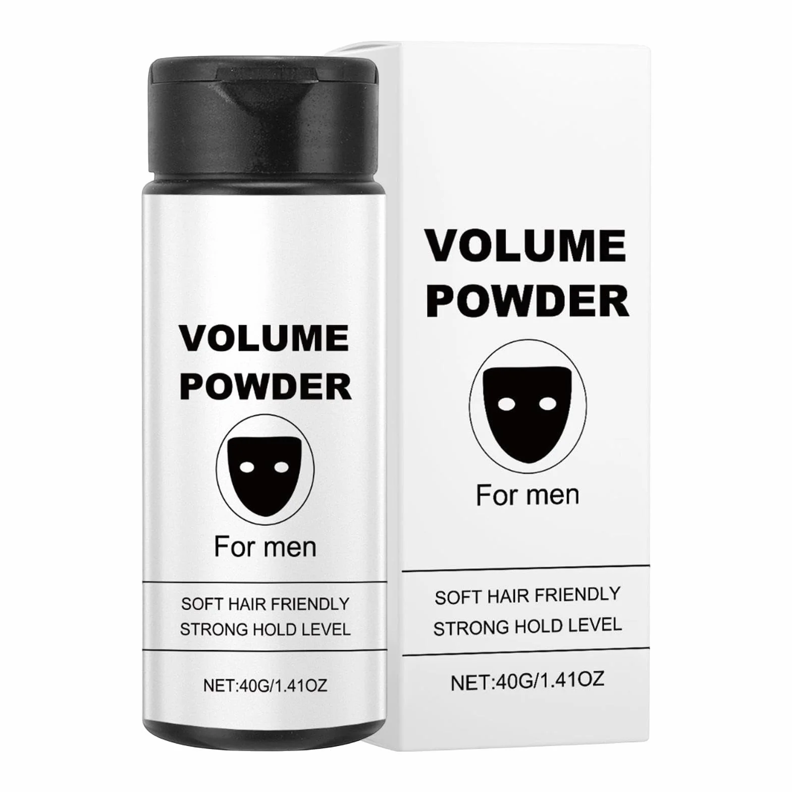 Men's Hair Styling Powder Volumizing Texturizing Powder Long-Lasting Natural Look Hair Talc 40g