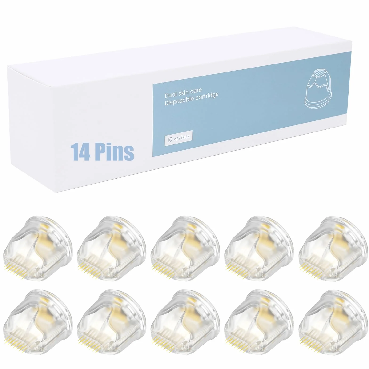 Bio Pen Q2 Wkłady 14 Pins do Leczenia Blizn Potrądzikowych 10 sztuk
