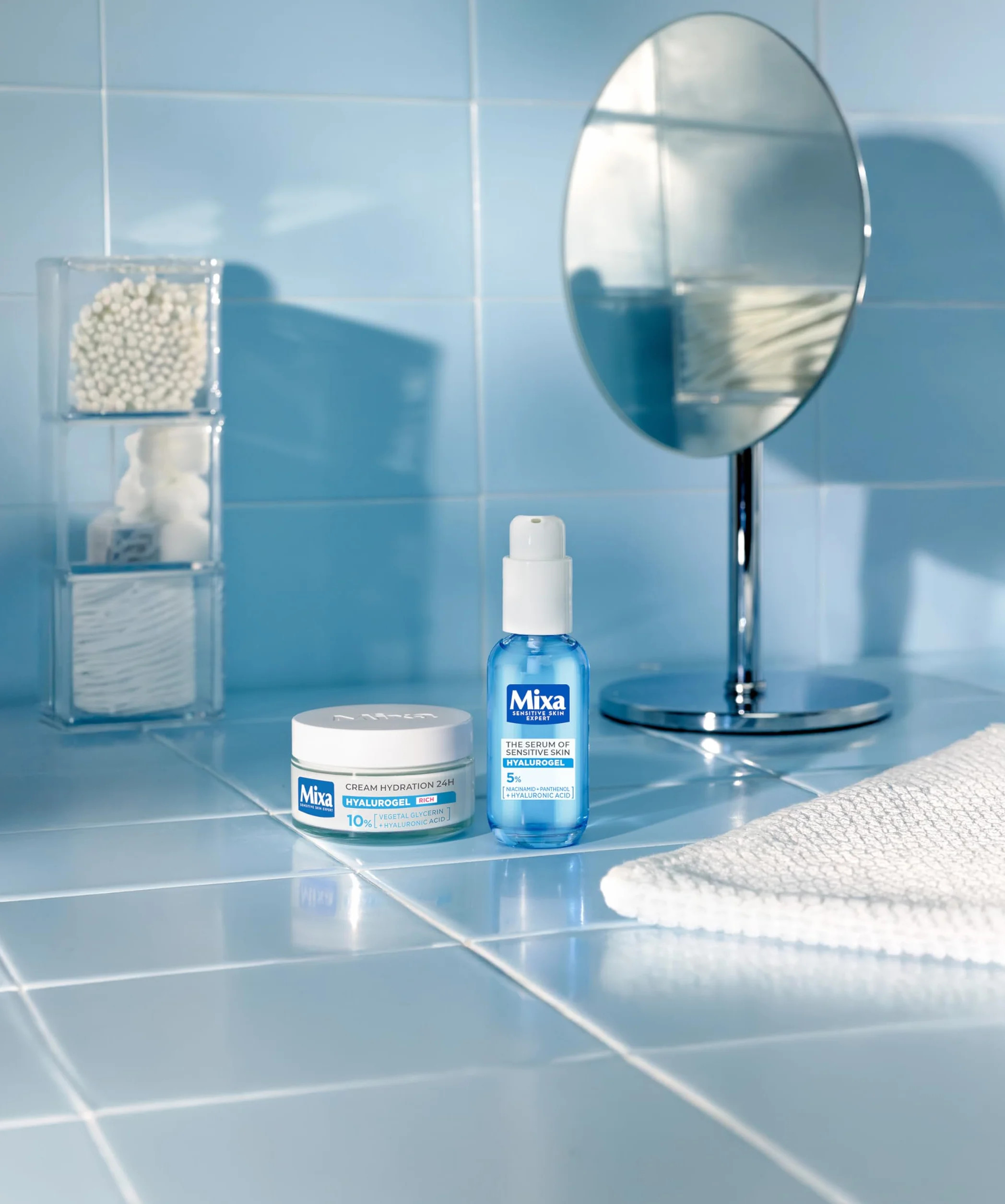 Mixa Hyalurogel Krem Nawilżający, 50 ml