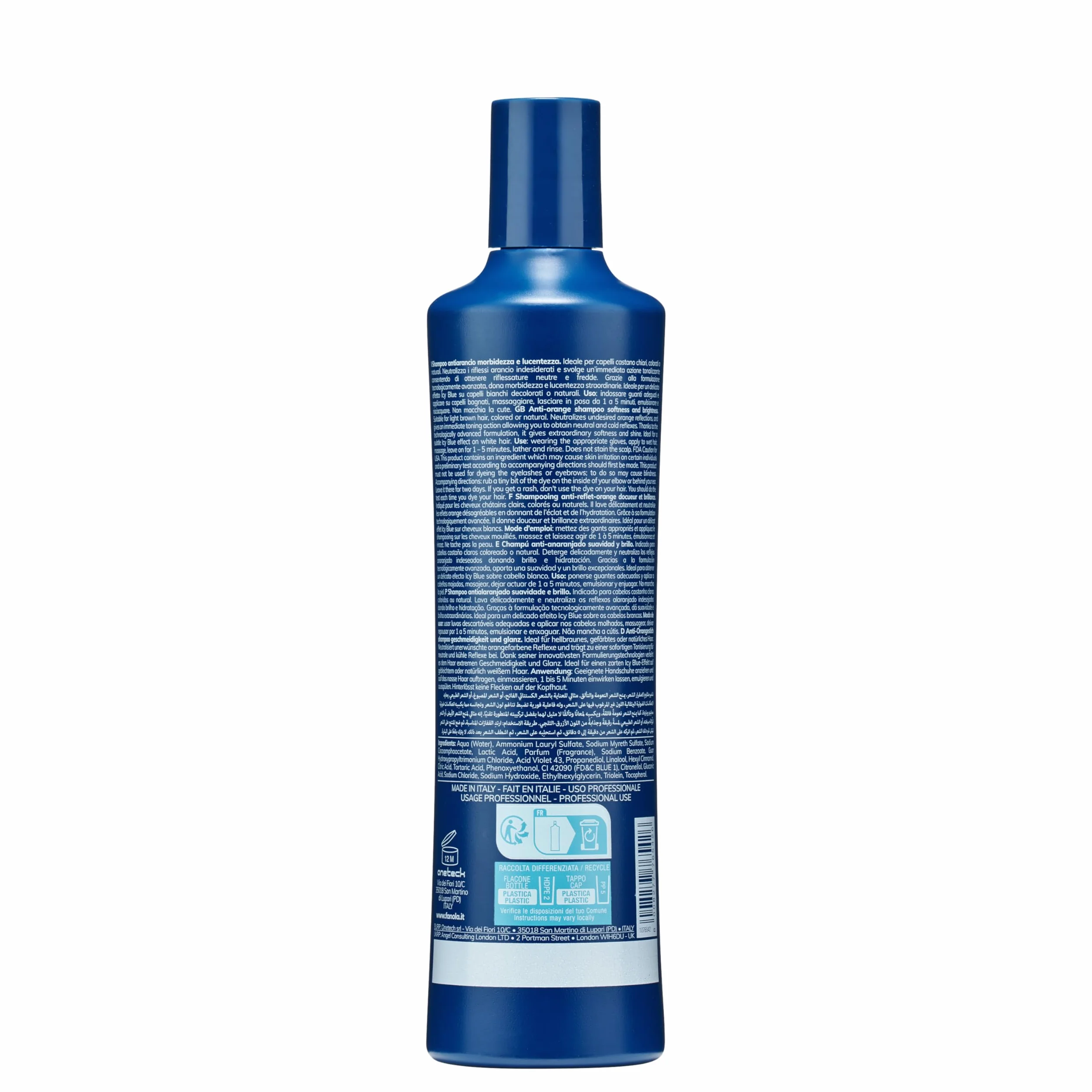 FANOLA WONDER VEGAN NO ORANGE Szampon do włosów neutralizujący 350ml