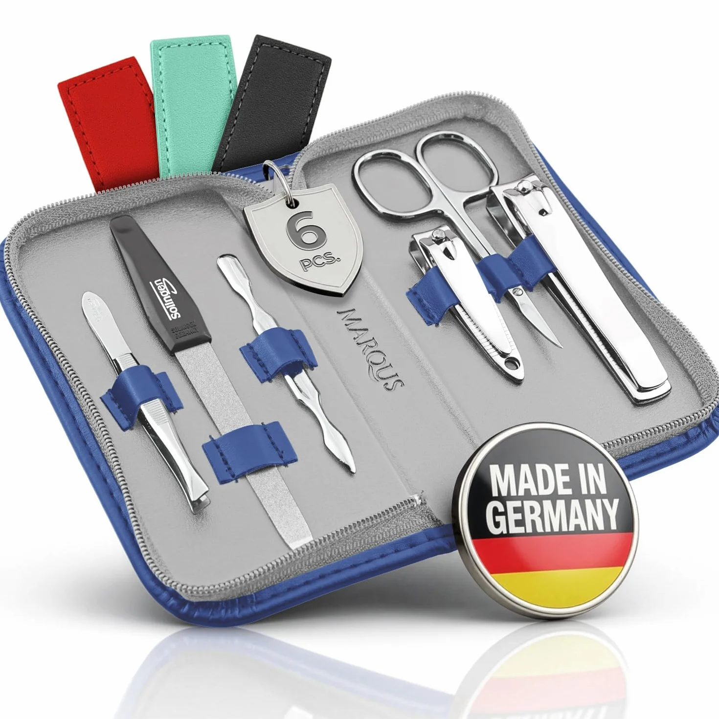 marQus zestaw do manicure 6-częściowy Solingen Germany stal niklowana