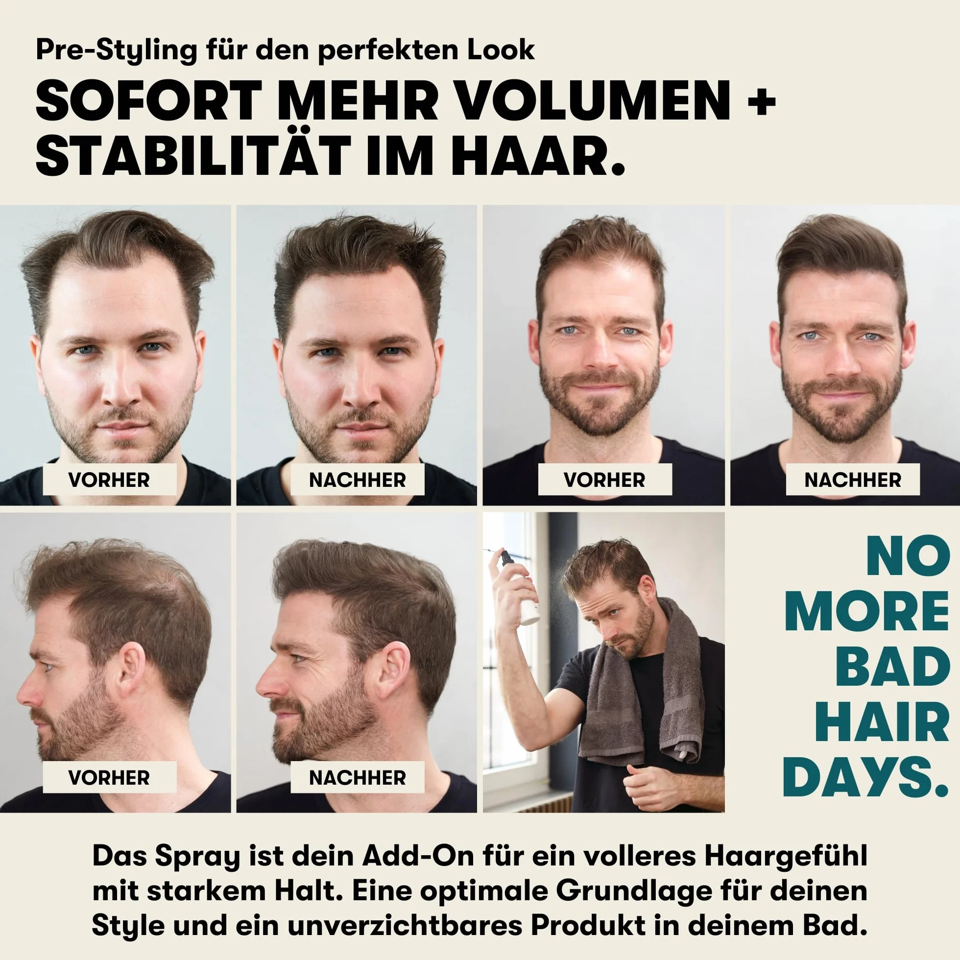 O.C. HAIRCARE Sól morska w sprayu do włosów – 30 dni testowania bez ryzyka – zwiększenie objętości i wyczucia włosów – 100% wegański
