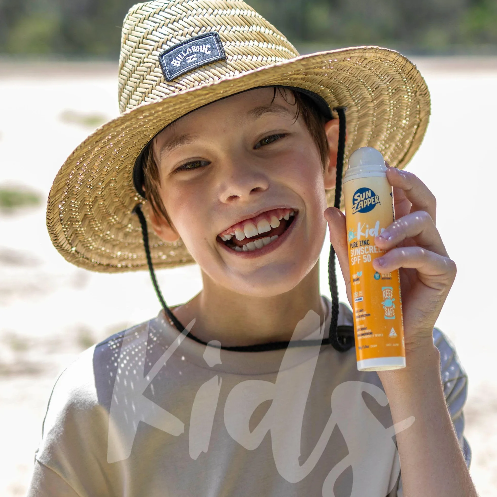 Sun Zapper Pure Zinc Kids Mineral Sunscreen SPF 50 Natural Kids Sun Cream