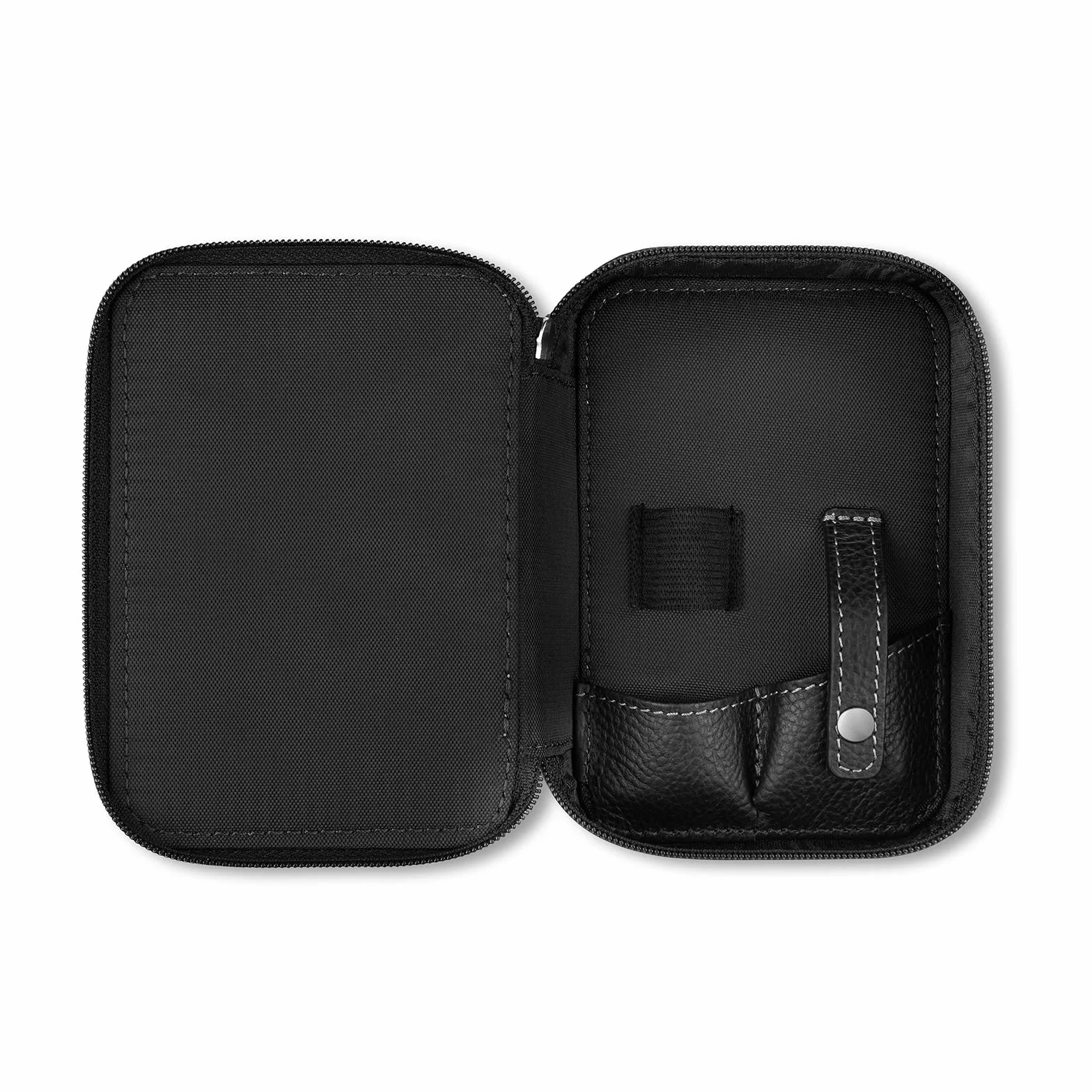 Störtebekker Premium etui na maszynki do golenia – etui z prawdziwej skóry – zrównoważona produkcja i pakowanie, Czarny (Black), Pokrowiec na maszynkę do golenia
