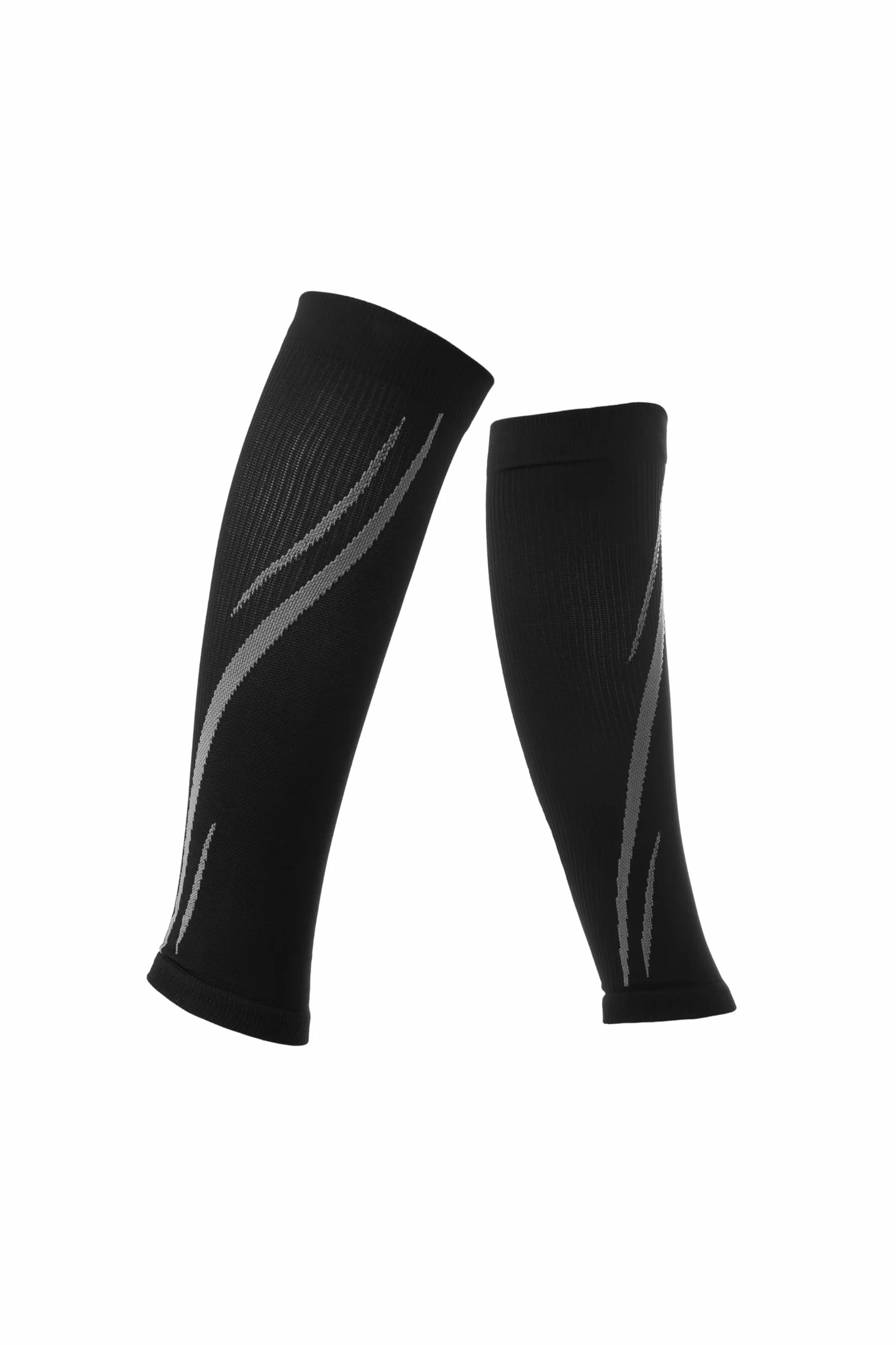 Kompresyjne podkolanówki kompresyjne, czarny i szary, L-XL