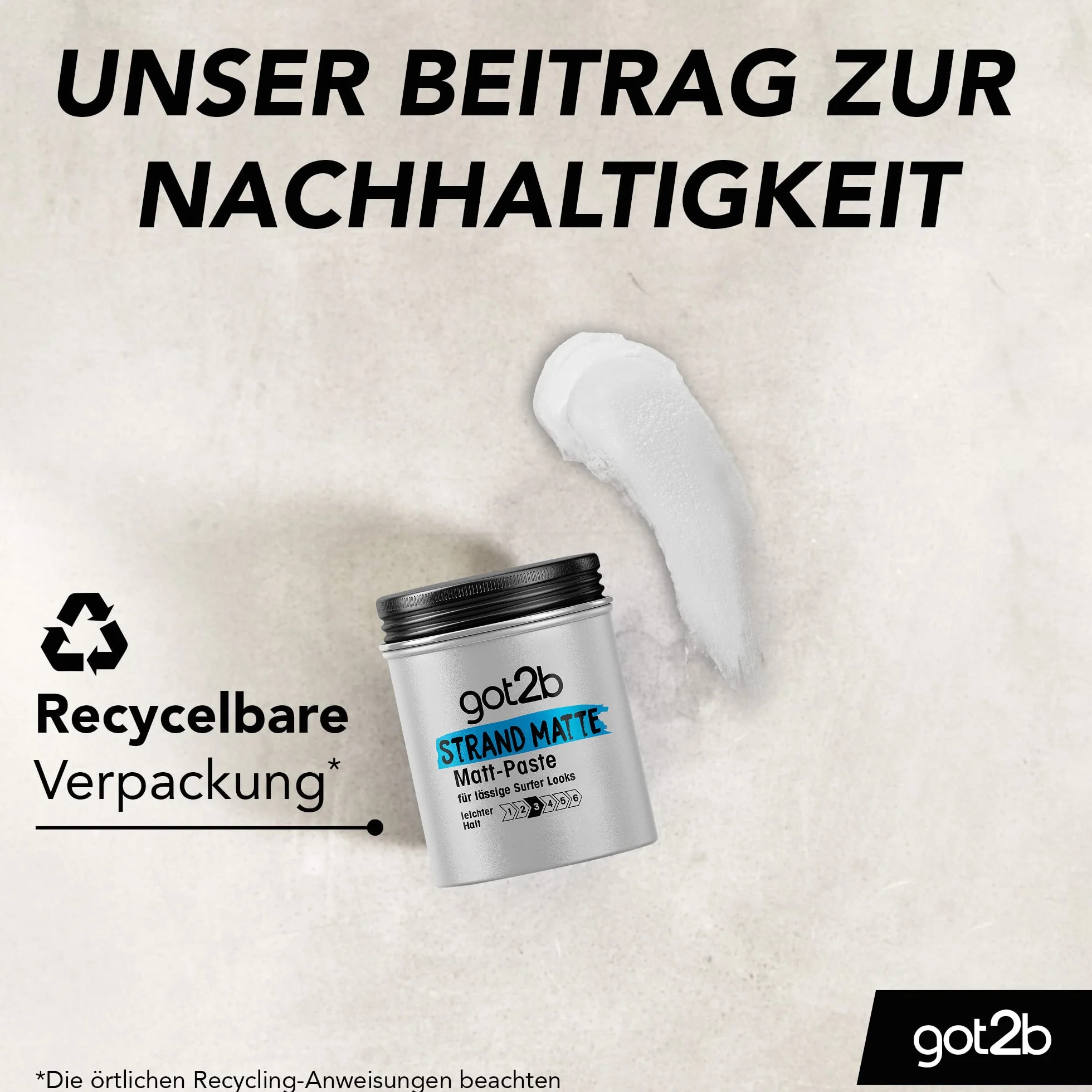 Got2B Strand Matte Pasta do Włosów, 100 ml