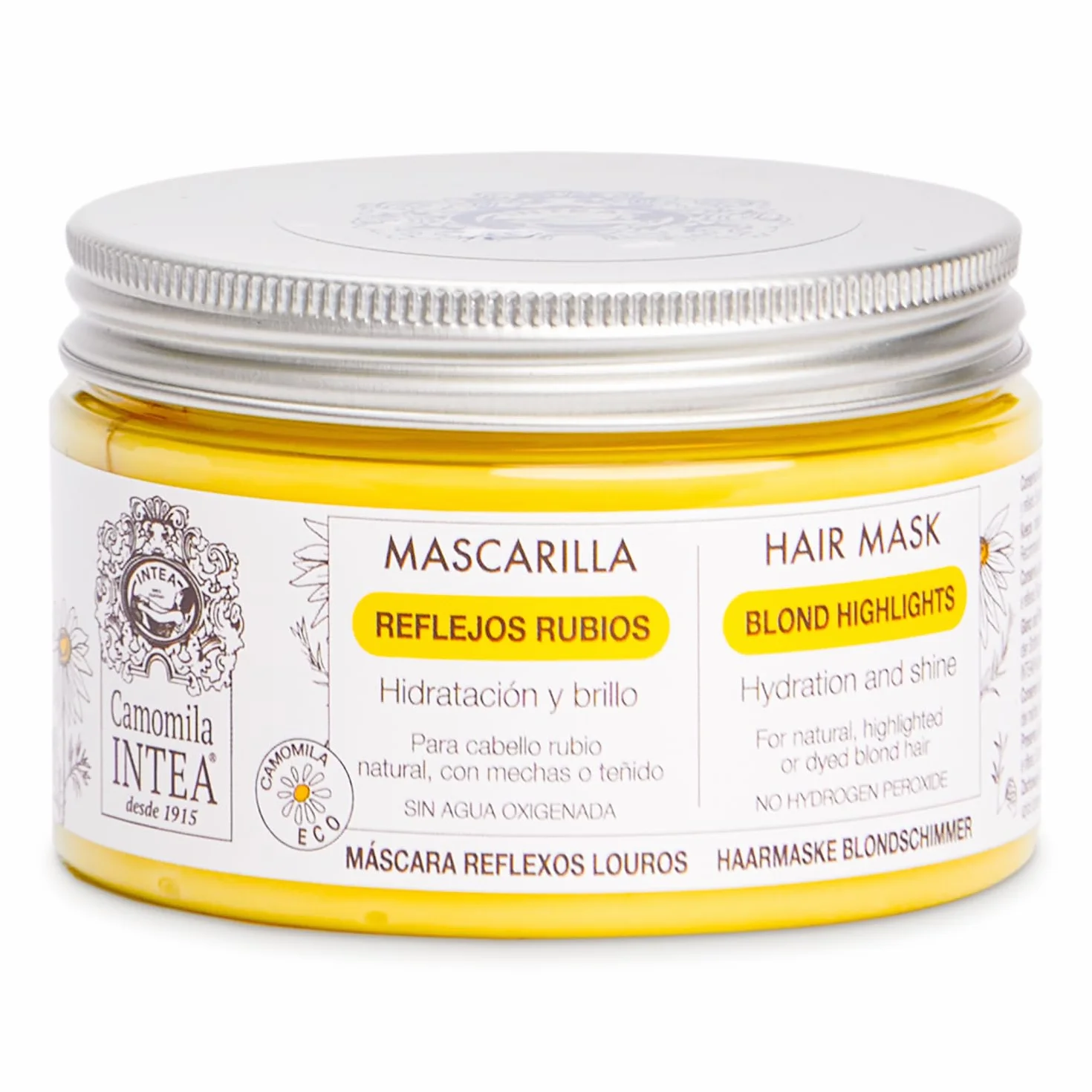 Chamomile Intea - Blonde Highlights Mask - Nawilża i odżywia blond włosy - 250 ml