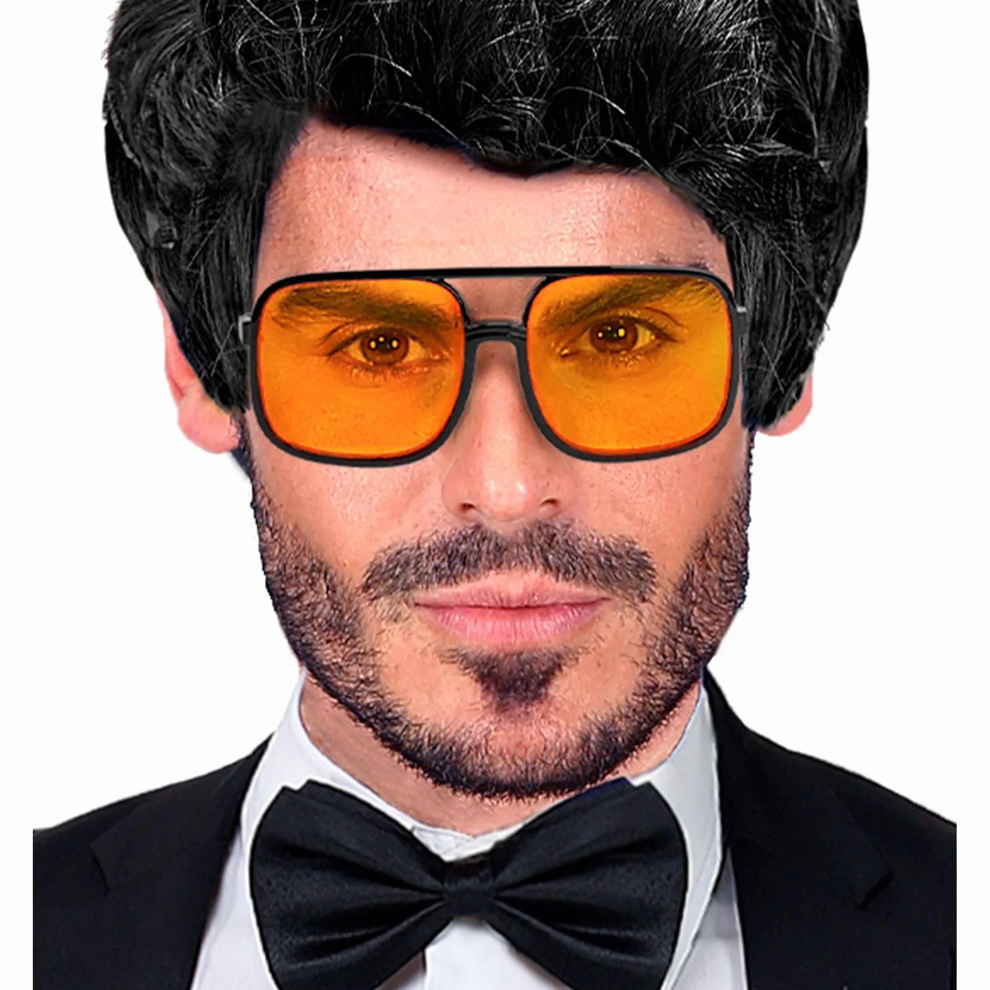 W WIDMANN MILANO Party Fashion - Okulary hip-hopowe z lat 90-tych, dodatek do kostiumów fantazyjnych