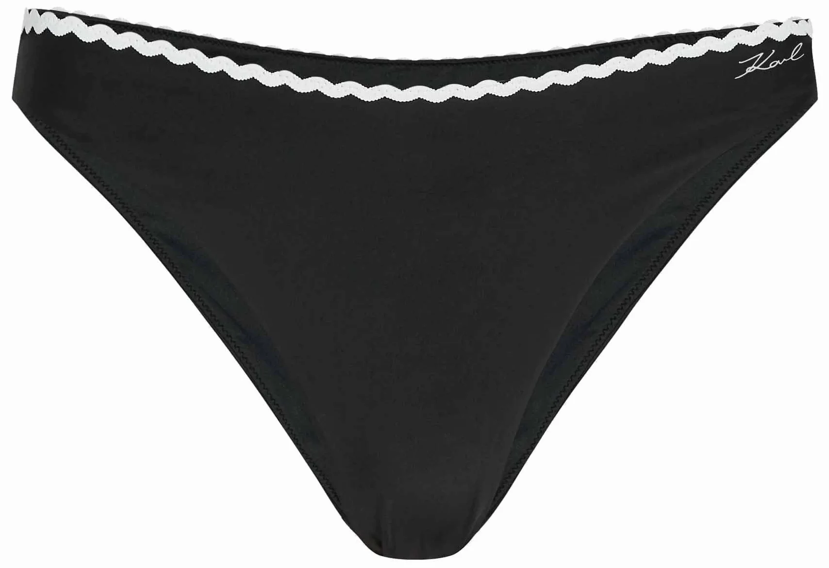 KARL Dół bikini Kobiety Karl Lagerfeld, Women's, Signature Scallop Cheeky