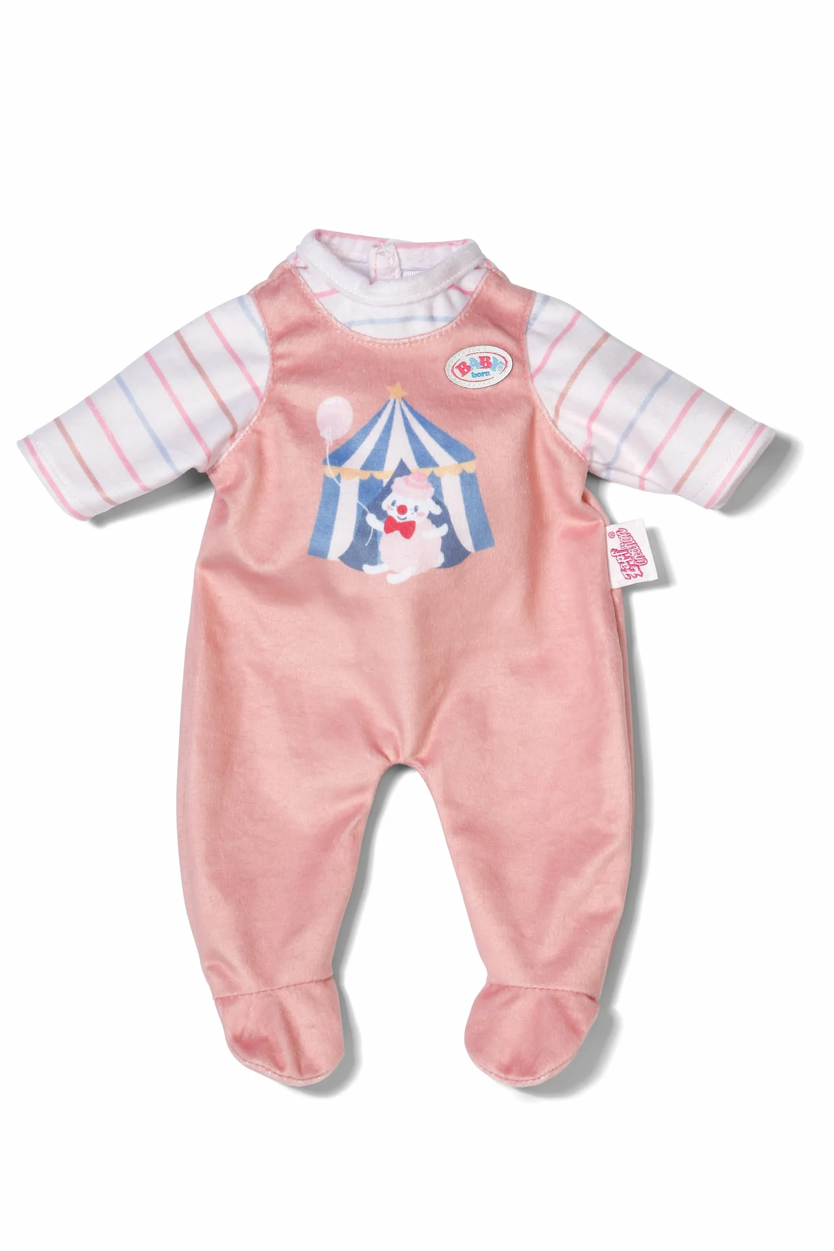 BABY born Śpioszki z długimi rękawami i motywem cyrkowym dla lalek 36 cm, 838808 Zapf Creation