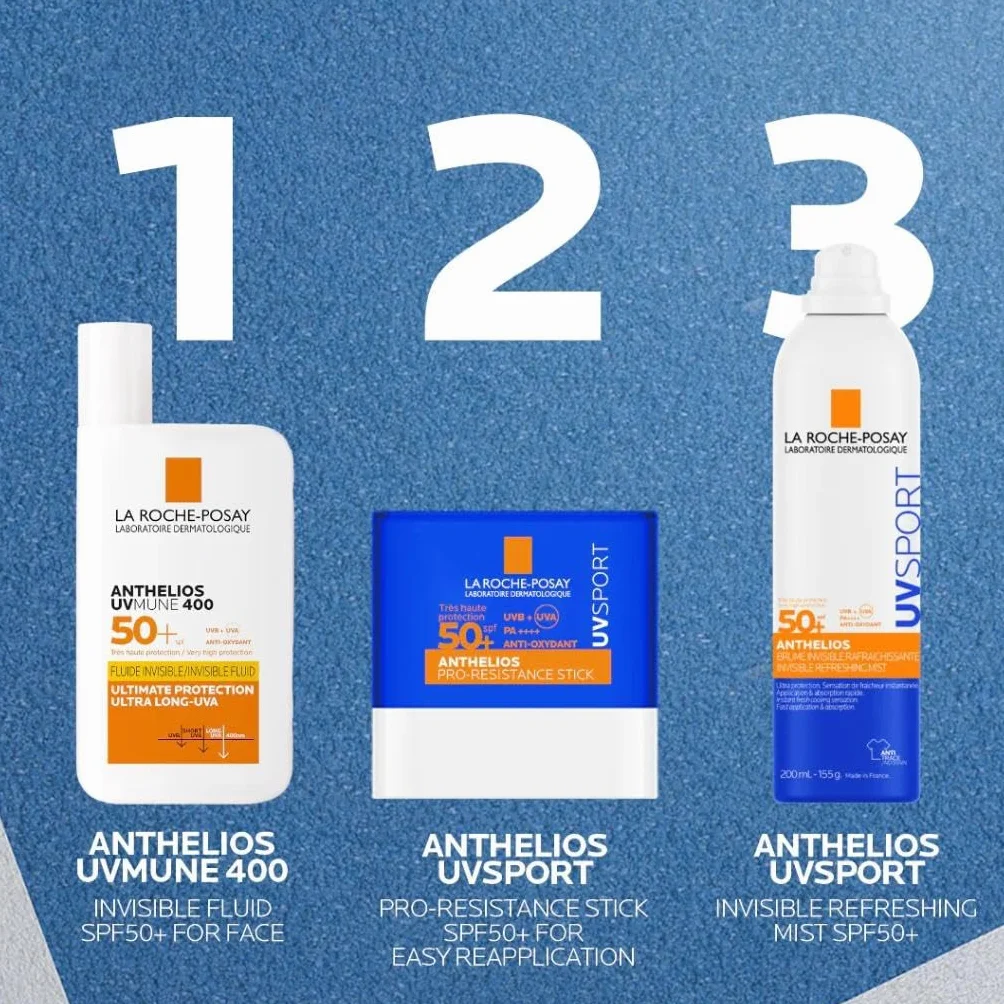 La Roche Posay Anthelios UVSPORT pro-Resistance Stick SPF50+ z witaminą E 10 ml