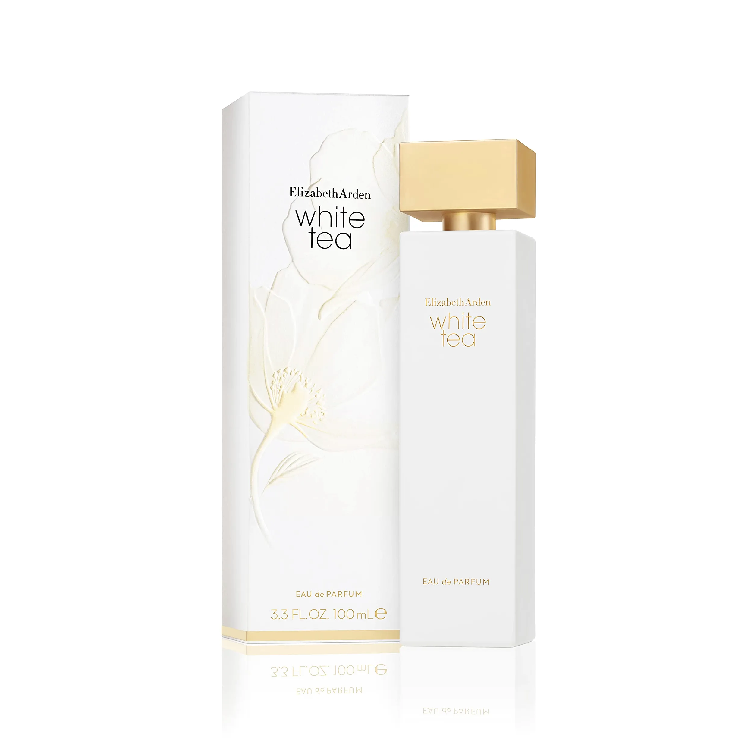 Elizabeth Arden White Tea Eau de Parfum Spray dla kobiet, wzmacnia korzyści, kwiatowy zapach, prezent dla kobiet