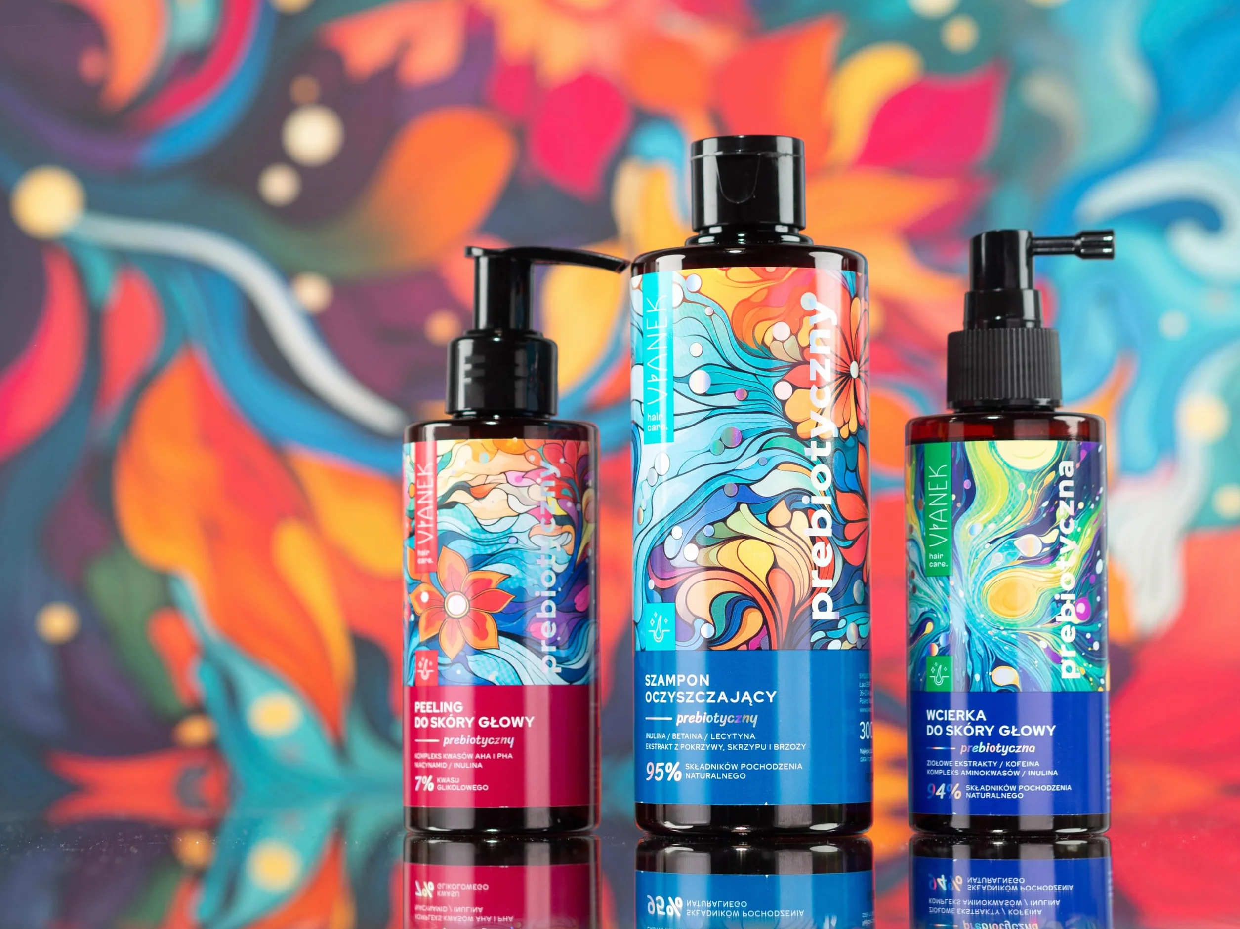 VIANEK Prebiotyczny peeling do skóry głowy 150 ml – wegański, złuszczający, nawilżający, z kwasami AHA i PHA, do wszystkich rodzajów skóry