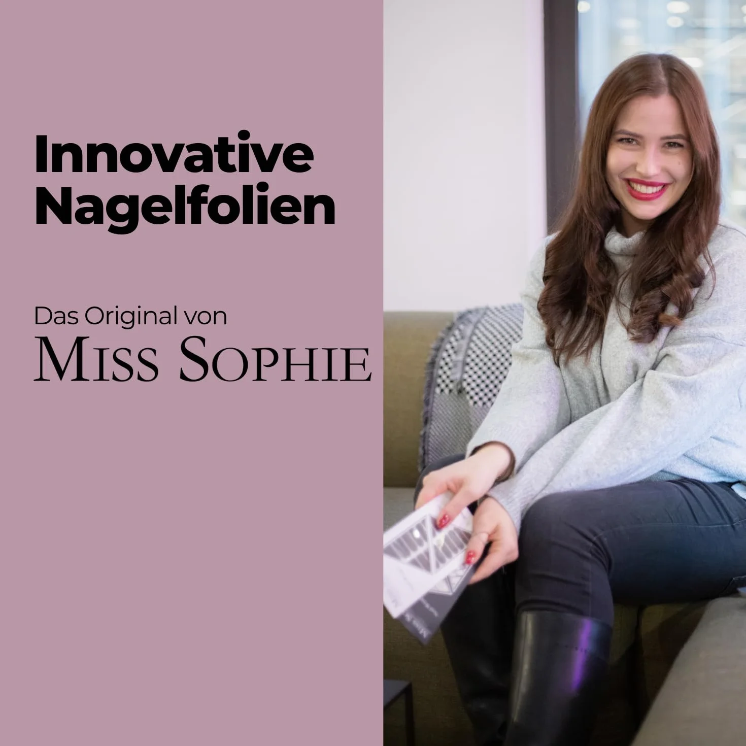 Miss Sophie Pedi Wraps Black Velvet Pedicure 27 ultra-cienkich pasków lakieru do paznokci jednokolorowych