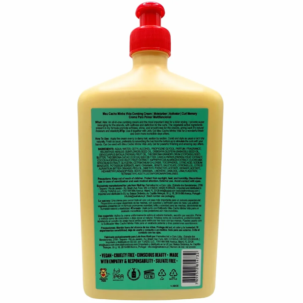 Lola My Curl, My Life Krem do czesania Cachos Memorizer Curls 500 Ml