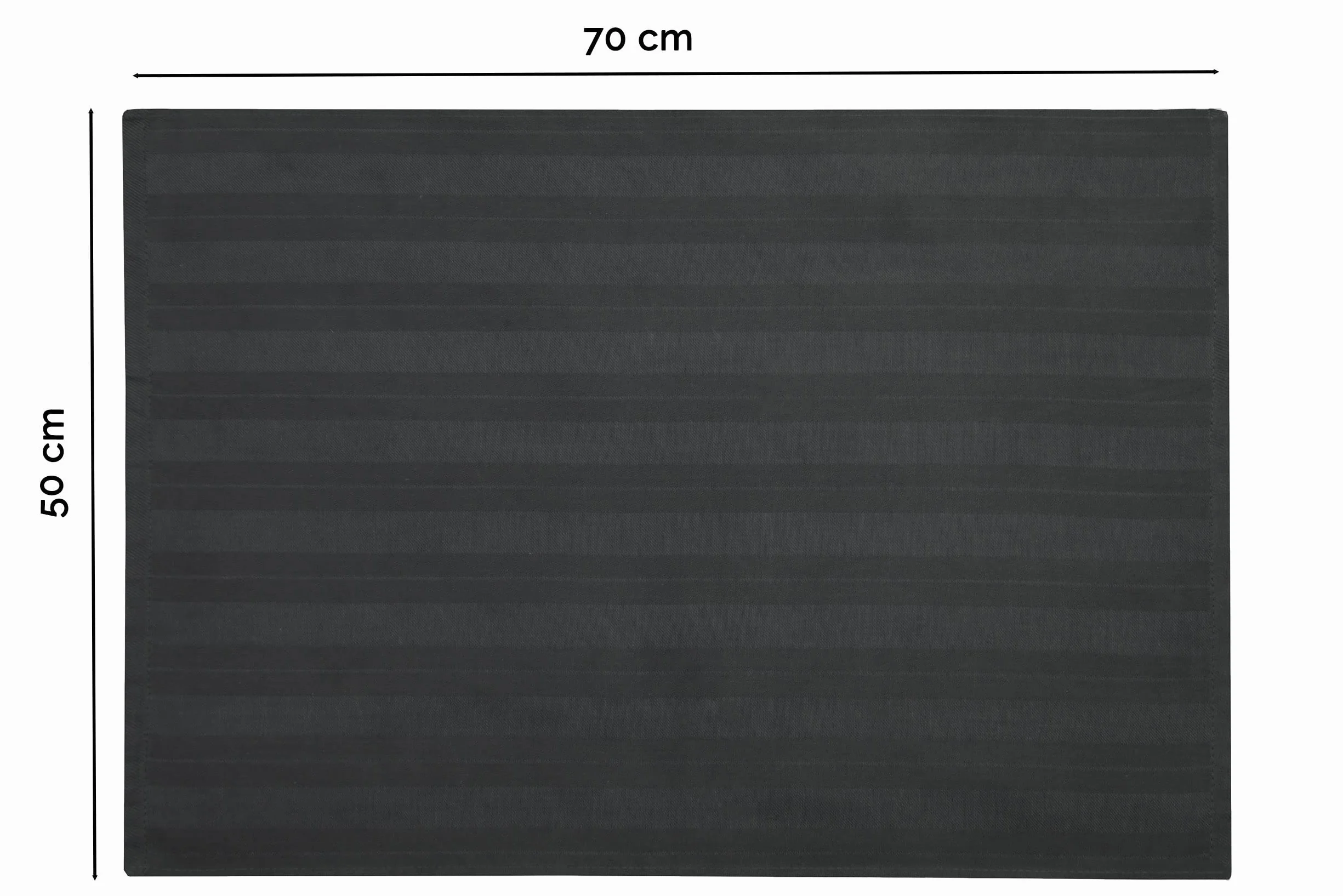ZOLLNER Zestaw 5 ścierek do naczyń – bawełna o wymiarach 50 x 70 cm – chłonne i wytrzymałe ręczniki kuchenne – nadają się do prania w temperaturze do 60°C – w kolorze grafitowym – jakość