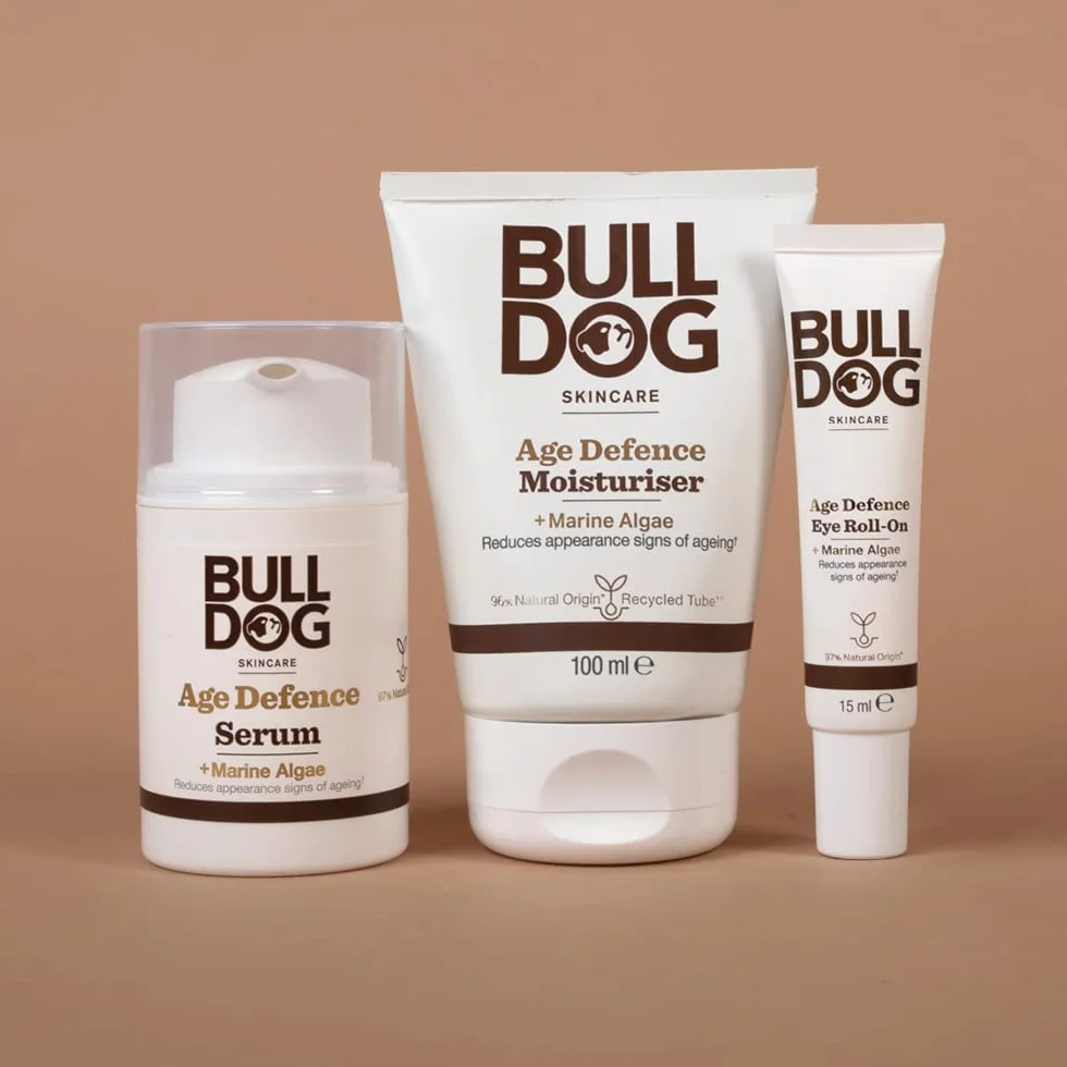 Bulldog Skincare Roll-On de Ojos Antiedad Age Defense para Hombre - 15 ml
