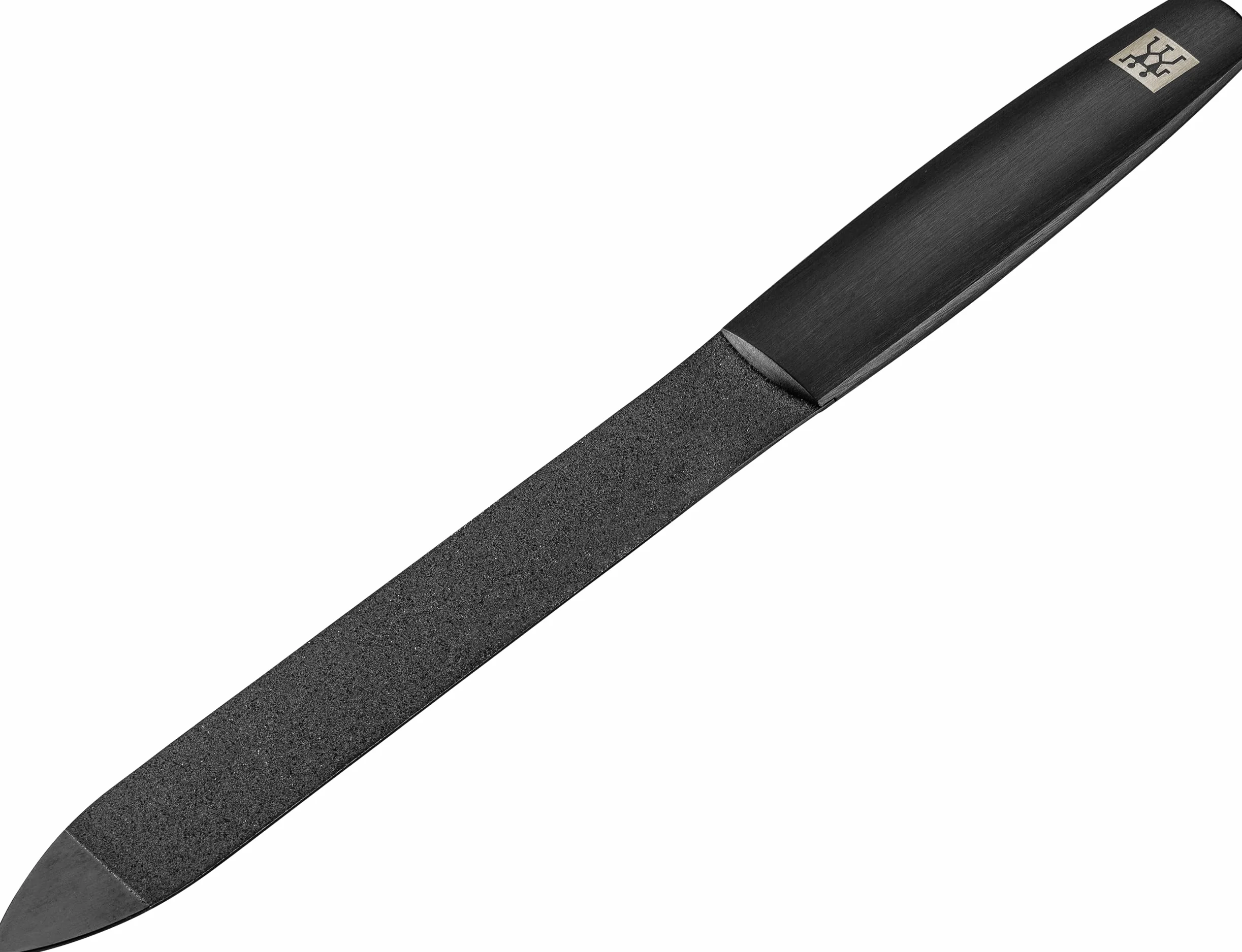 ZWILLING Pilnik do paznokci szafirowy (gruboziarnisty i drobnoziarnisty do skracania i nadawania kształtu, końcówka czyszcząca), premium, czarny, 130 mm