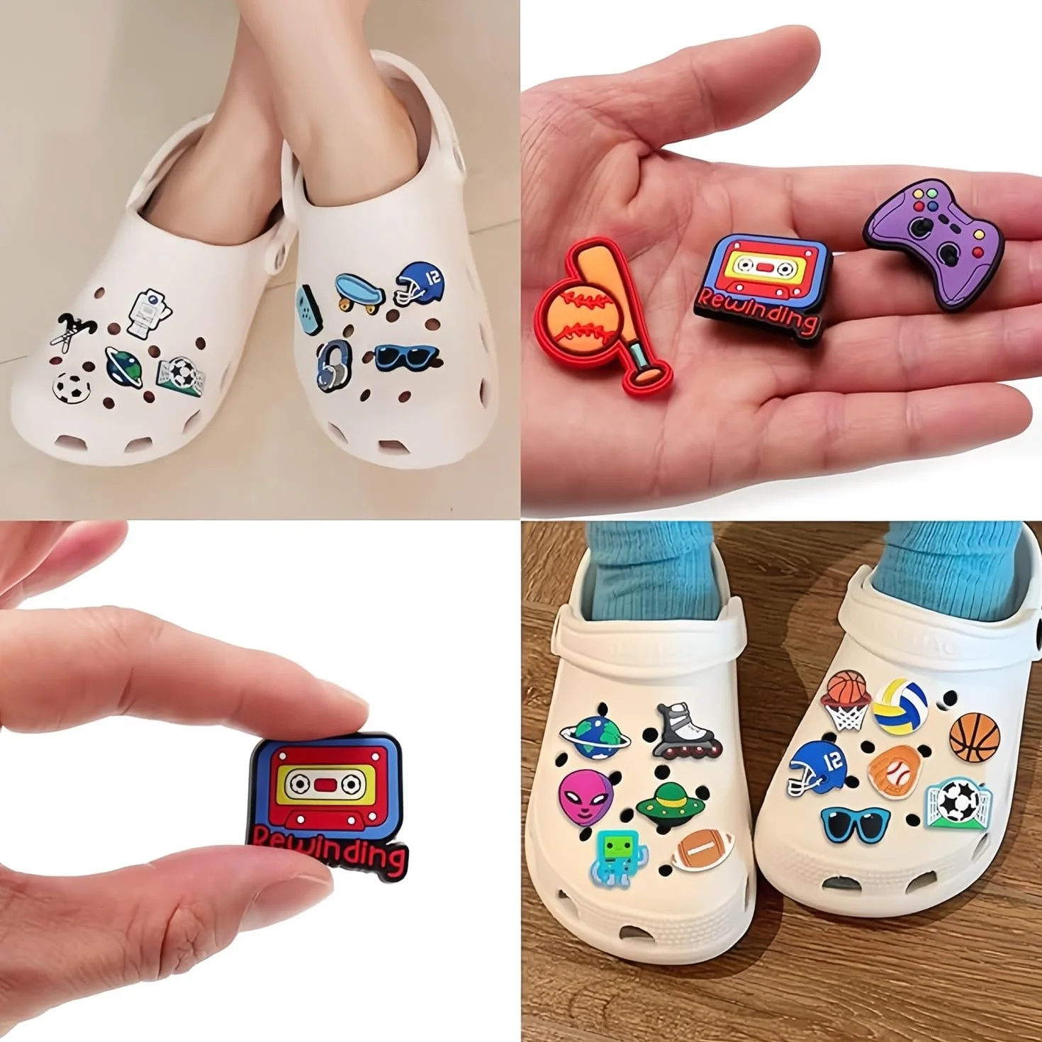 35 zawieszek z PVC do butów dla dzieci, zawieszki Crocs dla chłopców, zawieszki z motywem kreskówek do butów, urocze zawieszk-i anime