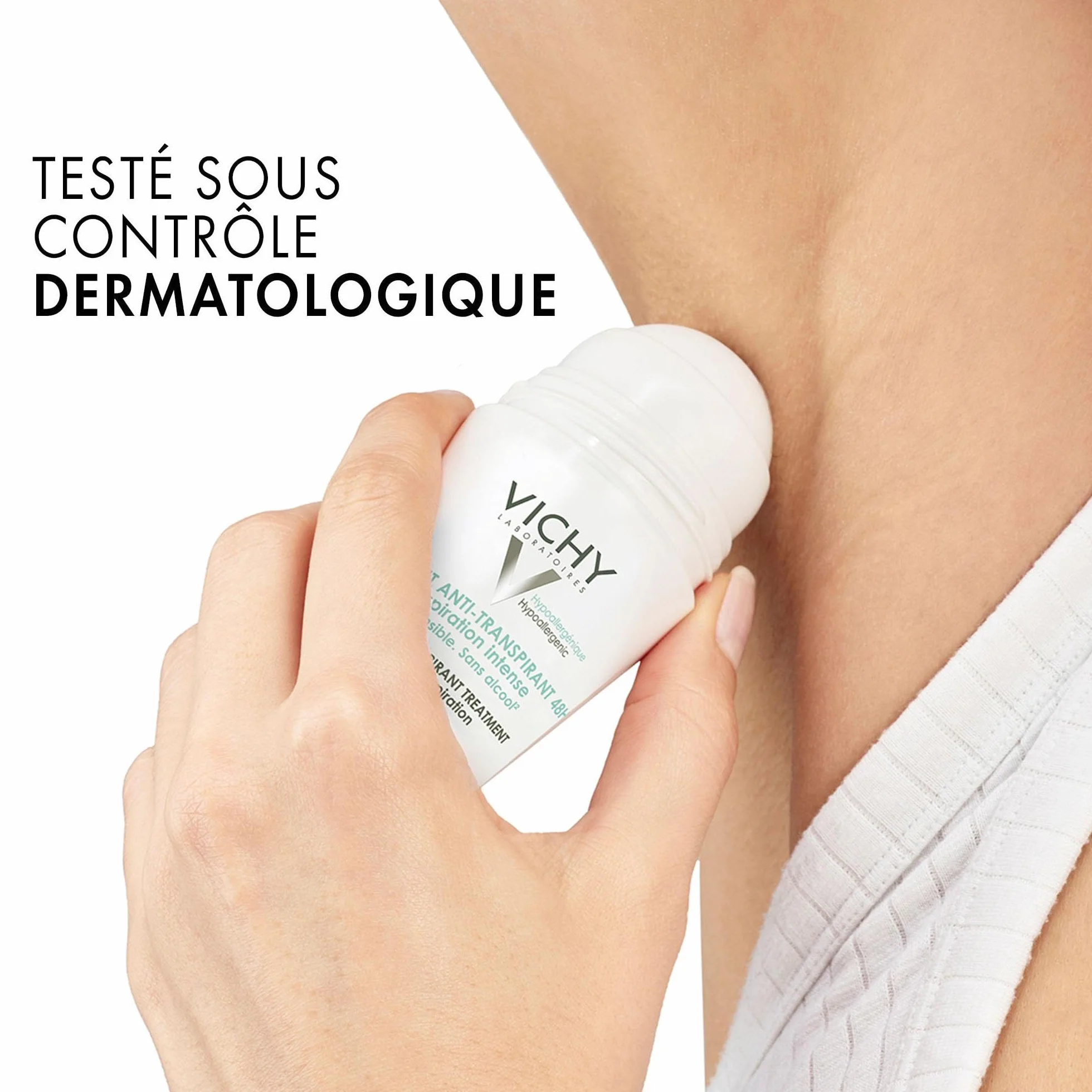 Vichy Anti-Transpirante 48H Dezodorant 50 ml Biały/Niebieski