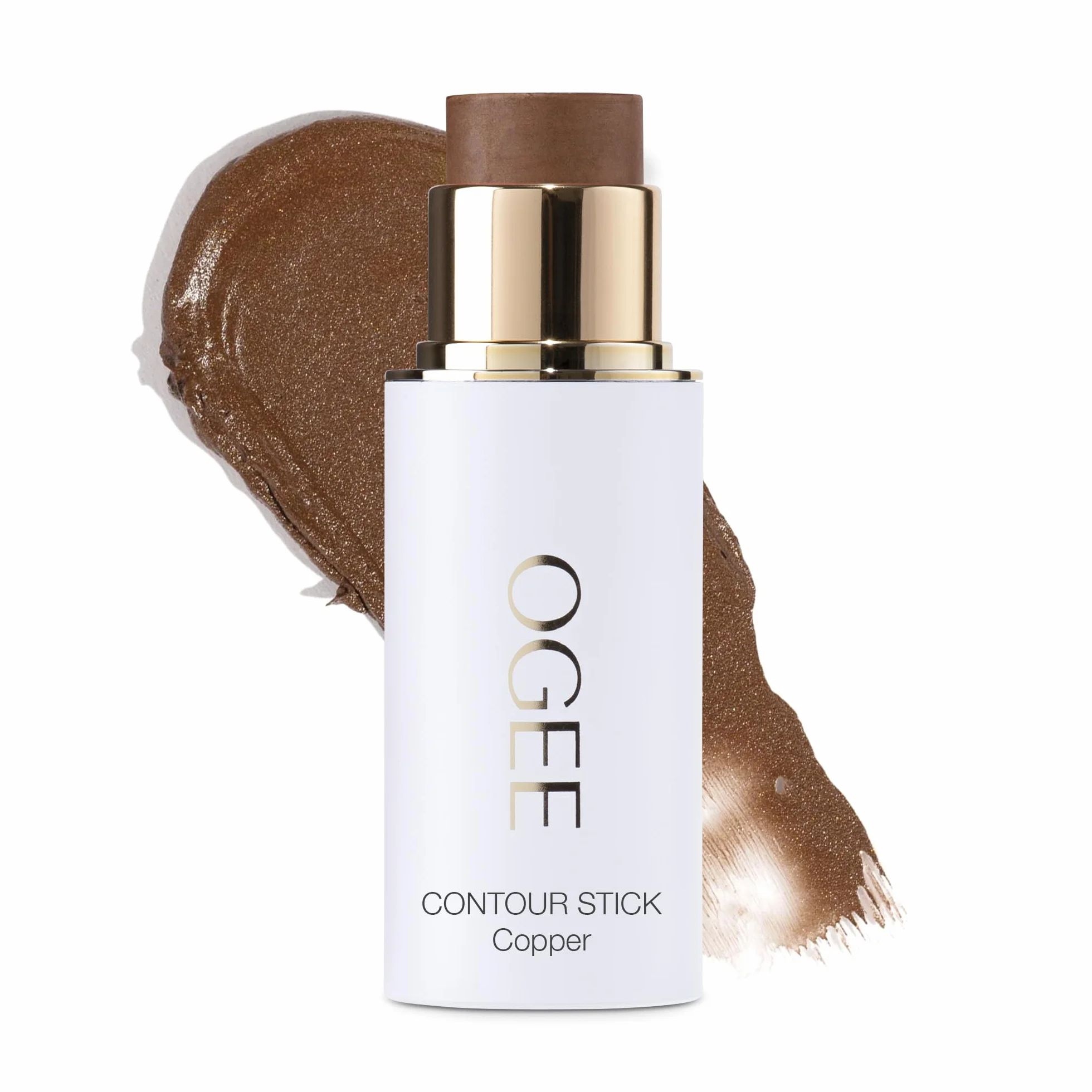 Ogee Sculpted Face Stick Copper Radiant Cocoa Certified Organic Multi-Use Bronzer Contour Makeup