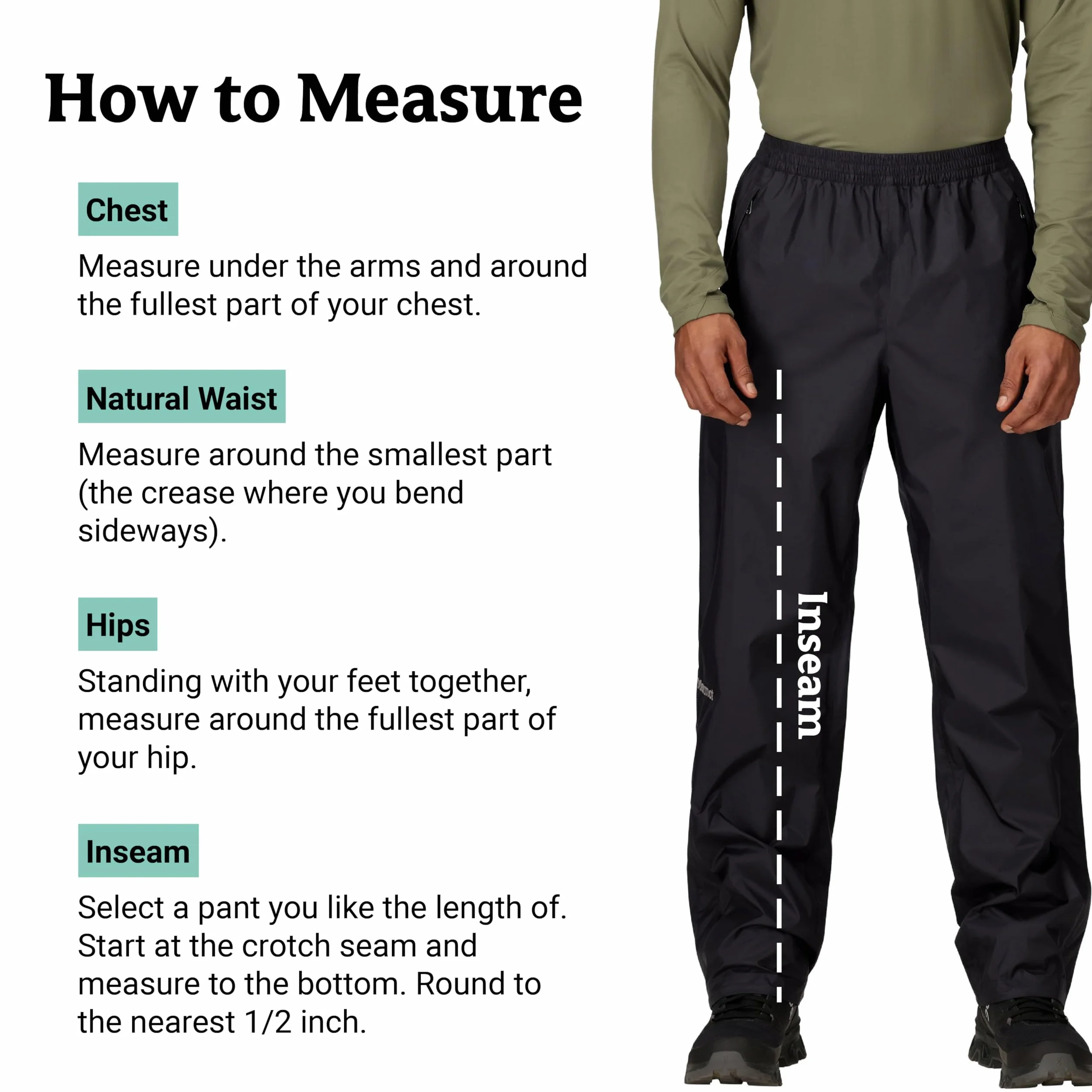 Marmot PreCip Eco Pant - Wodoodporne spodnie przeciwdeszczowe, wiatroszczelne spodnie trekkingowe, oddychająca odzież przeciwdeszczowa na wędrówki i trekking Mężczyźni
