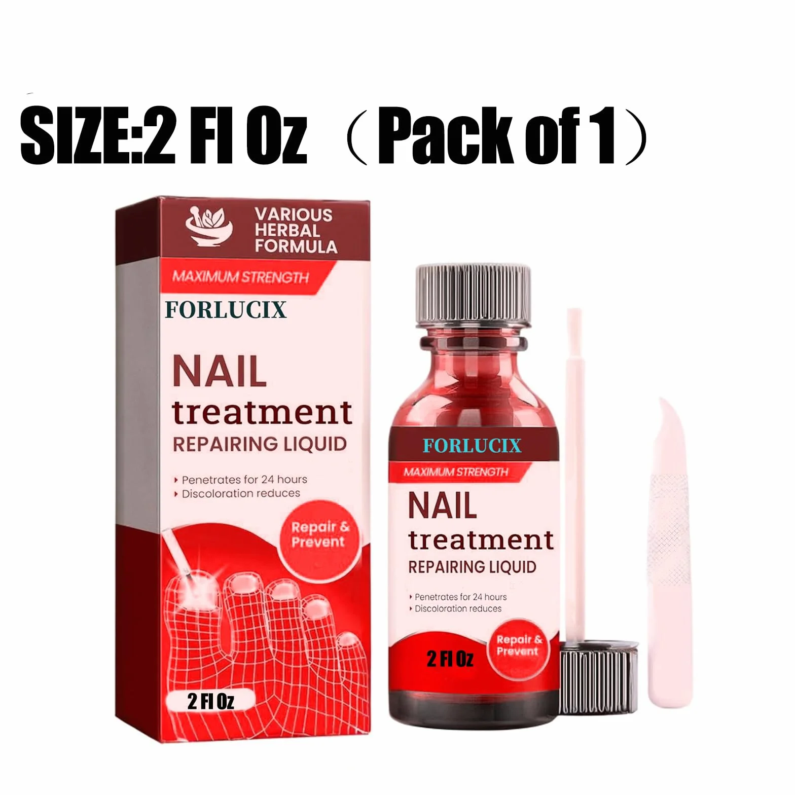 Extra Strength,2 Fl Oz(Pack of 1),Red