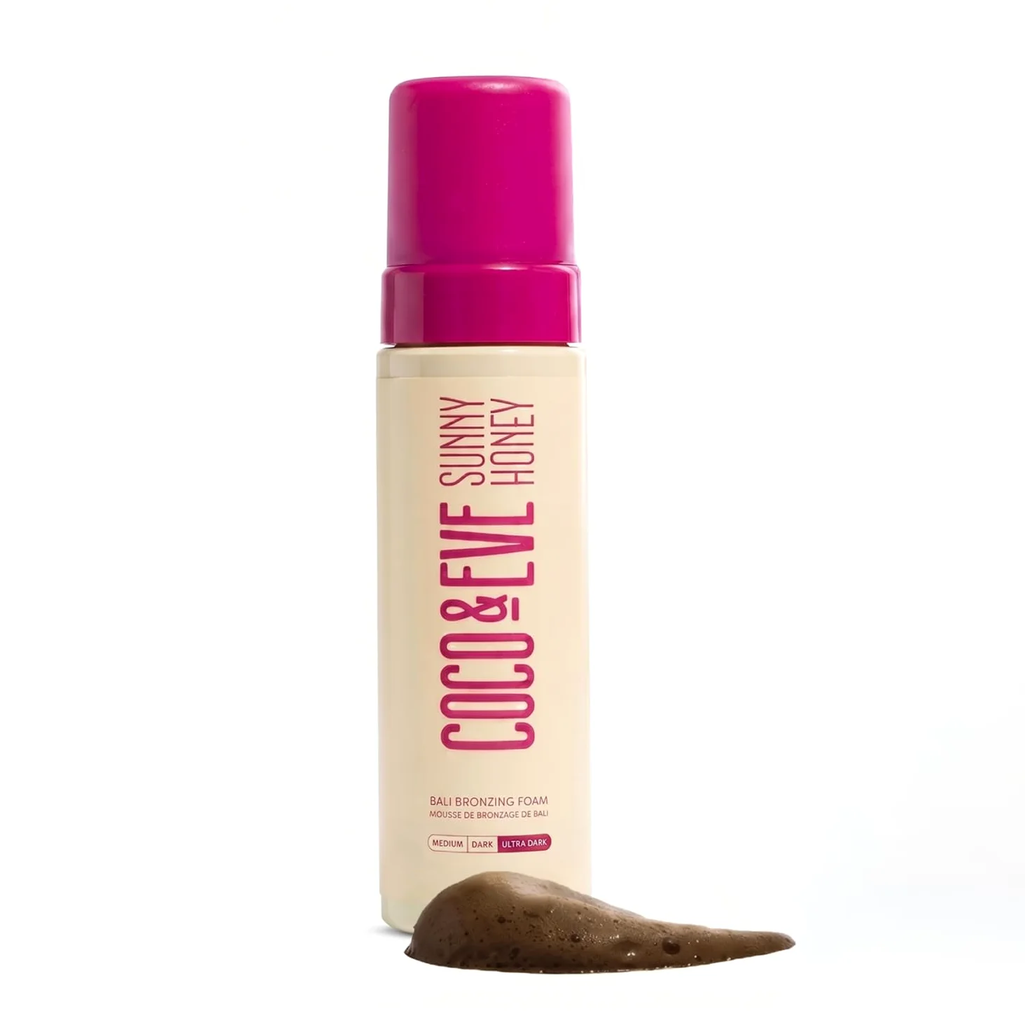 Coco & Eve Sunny Honey Samoopalacz w piance mus ultra ciemny naturalna opalenizna nawilżająca antycellulitowa