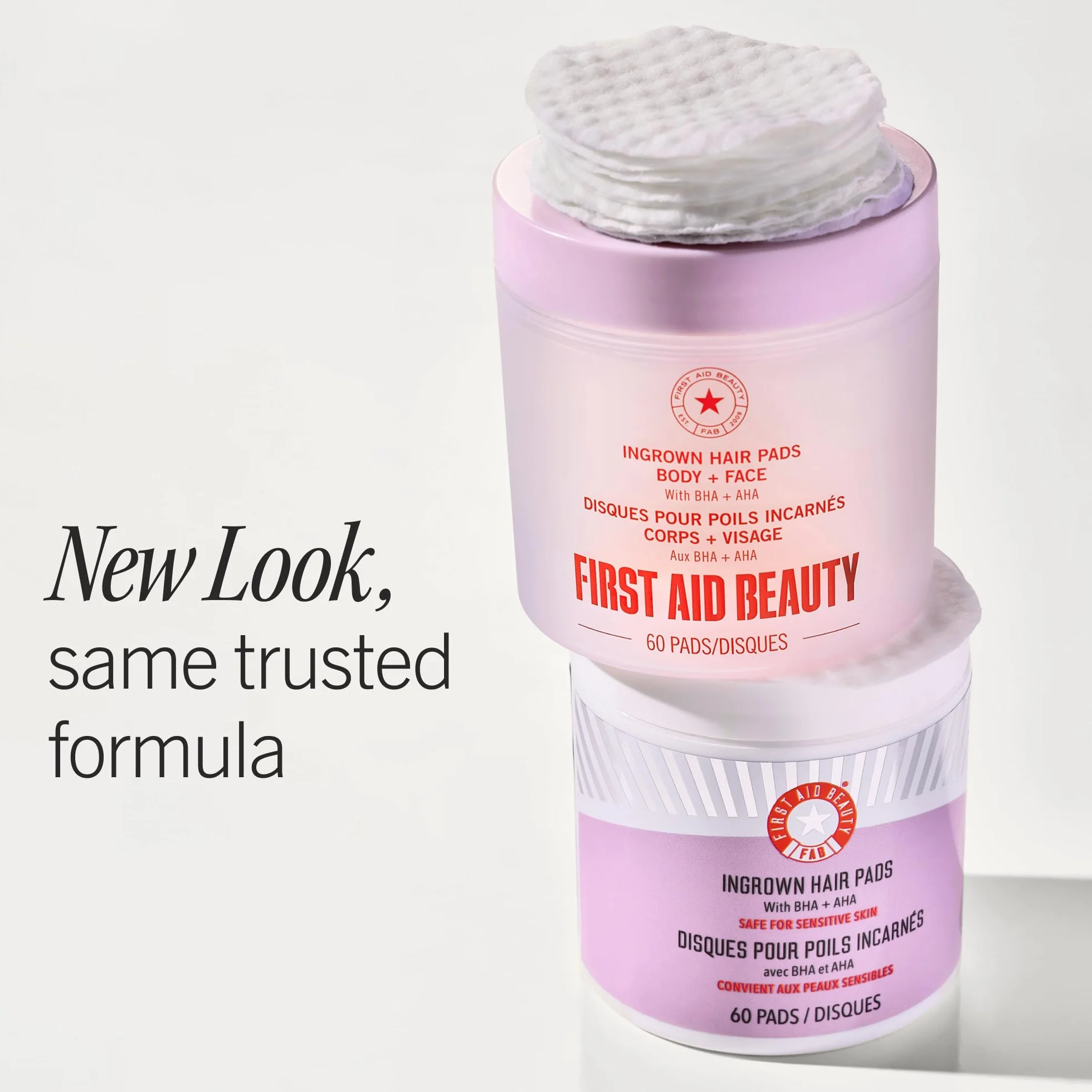 First Aid Beauty Płatki na wrastające włoski BHA AHA po goleniu złuszczające skórę pod pachami