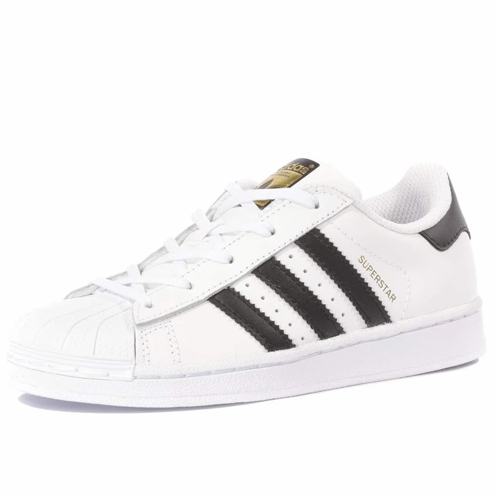 Adidas Superstar C Ba8378 Lacci Bianco Nero Bianco Nero/31