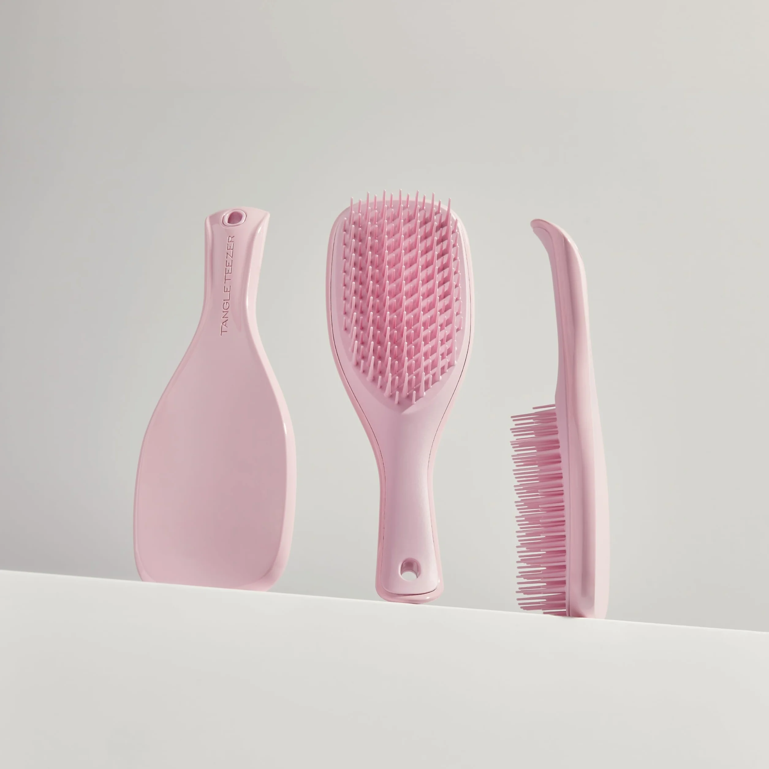 Tangle Teezer Mini Ultimate Detangler - do włosów mokrych i suchych - szczotka do rozczesywania do wszystkich rodzajów włosów - idealna szczotka dla dzieci i w podróży - Milenijny róż