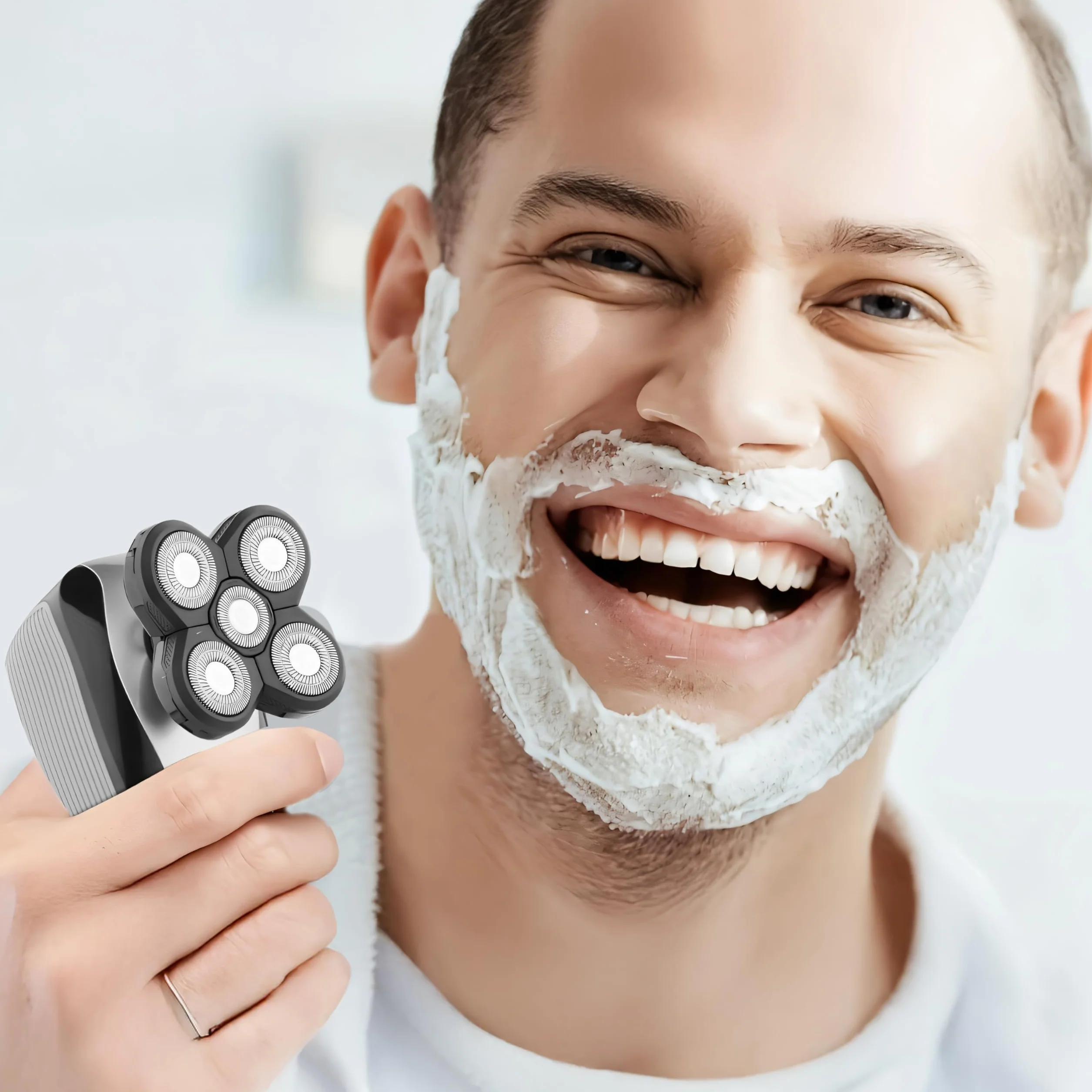 Retoo Golarka Męska Elektryczna IPX4 Trymer Bodygroomer 5 Głowic