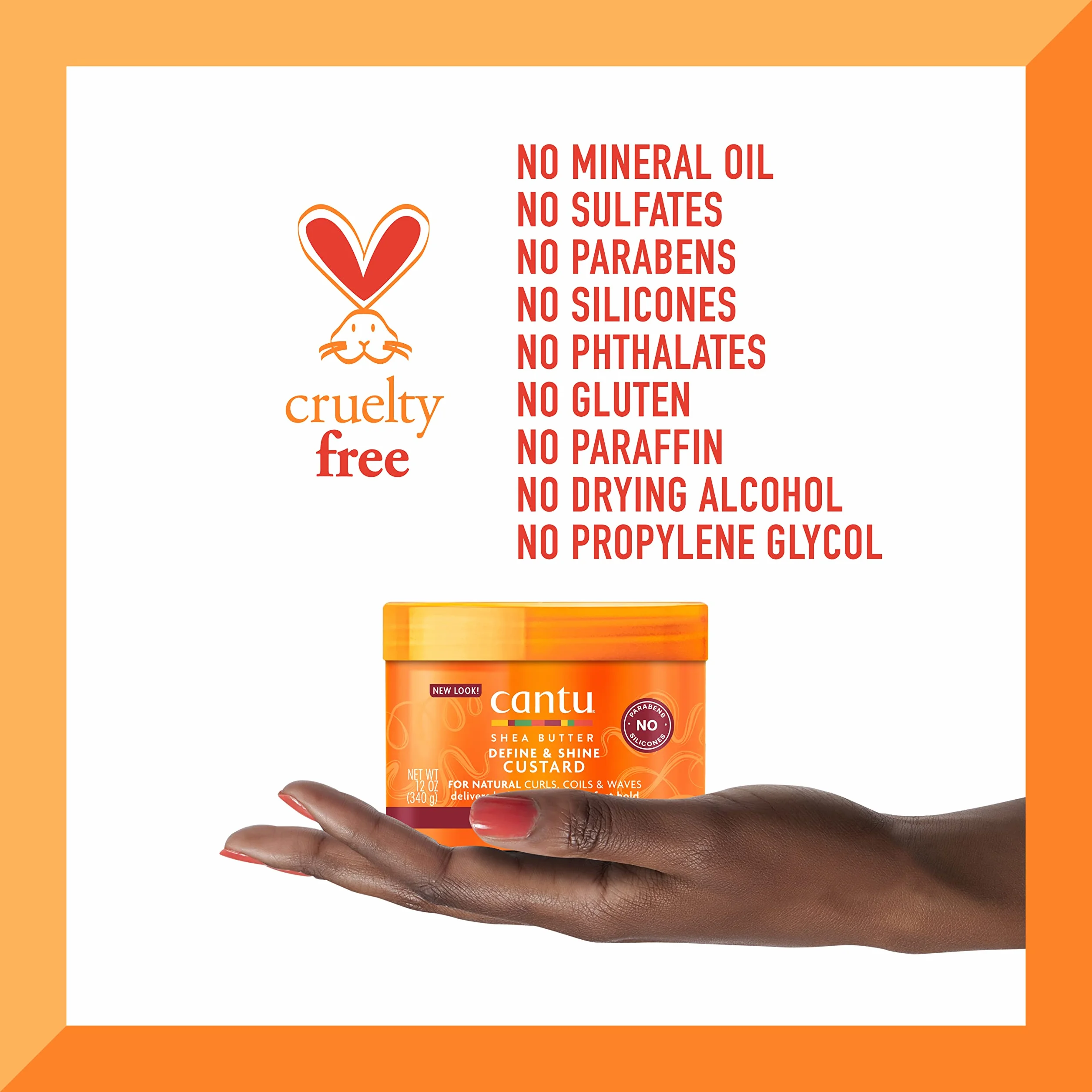 Cantu Shea Butter Krem Definiujący i Rozświetlający do Włosów, 340 g