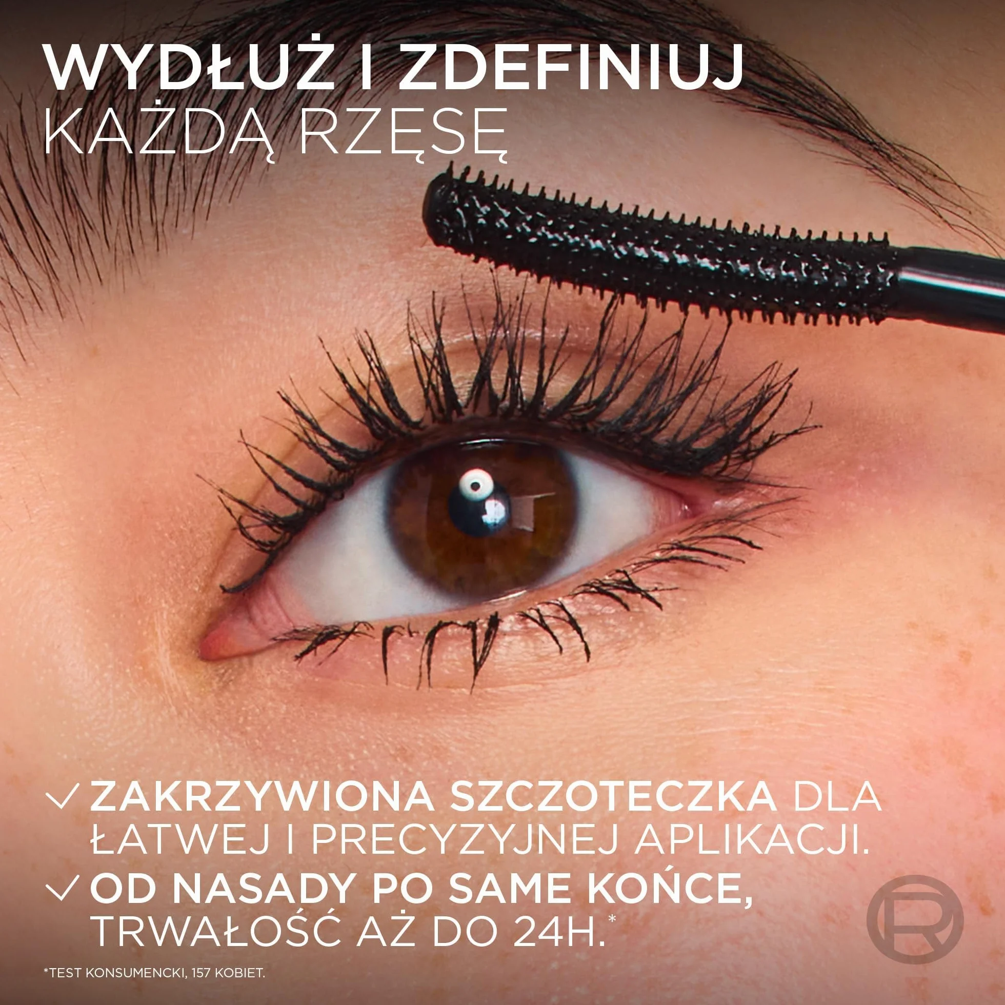 L'Oreal Paris Extensionist Mascara tusz do rzęs, wydłużajacy, długie i zdefiniowane rzęsy do 24H, formuła z wydłużającymi włóknami i pigmentami magnetycznymi, czarna, 9,9 ml