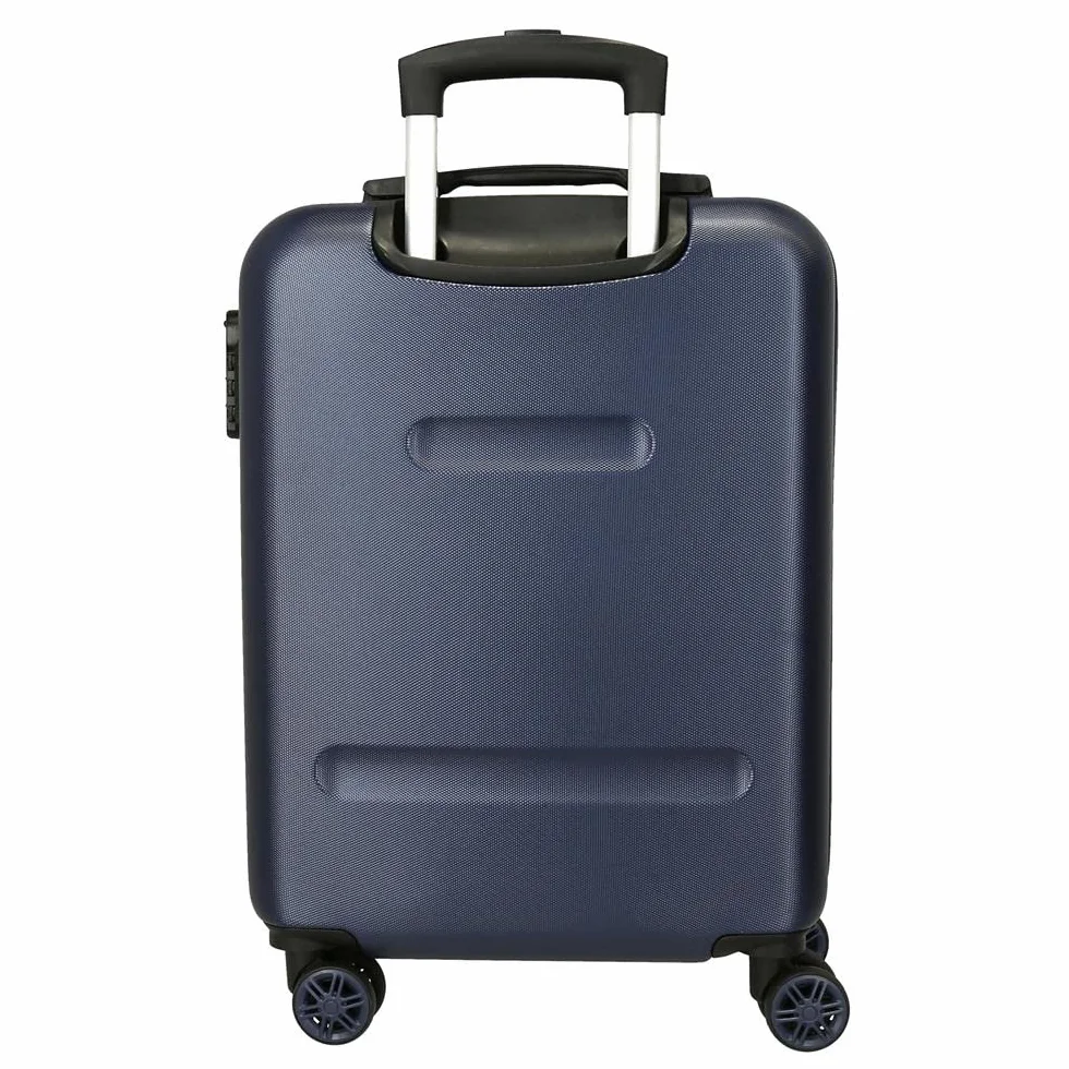 Joumma Bags Disney Happy Stitch Walizki kabinowe, zestaw walizek, wykonany z tworzywa ABS, trwały i lekki materiał, zamek szyfrowy, plecaki szkolne, plecaki dziecięce, Szycie, 38 x 55 x 20 cm, Walizka