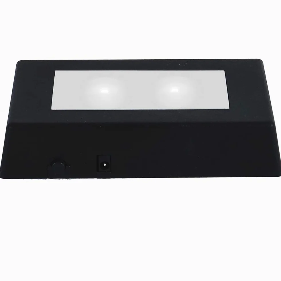 EUSTUMA LED Light Base okrągły stojak do zabudowy z dotykowym włącznikiem do kulistych dzieł sztuki ze szkła kryształowego, 3D szkło kryształowe nr art