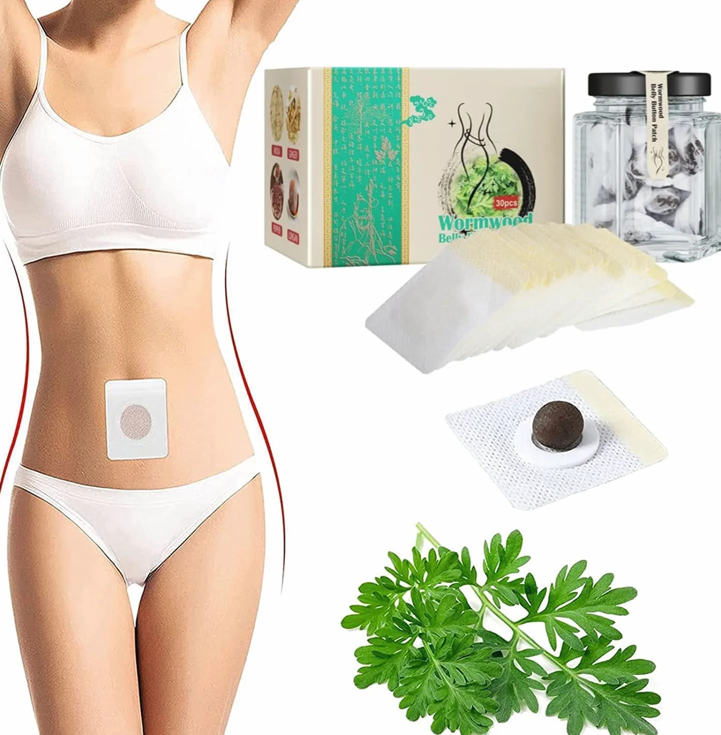 90pcs Fast Weight Loss Patches,Effective Ancient Remedy Healthy Detox Slimming Belly Pellet,Perfect Detox Slimming Patch,Natural Herbal Chinese Medicine Belly Sticker