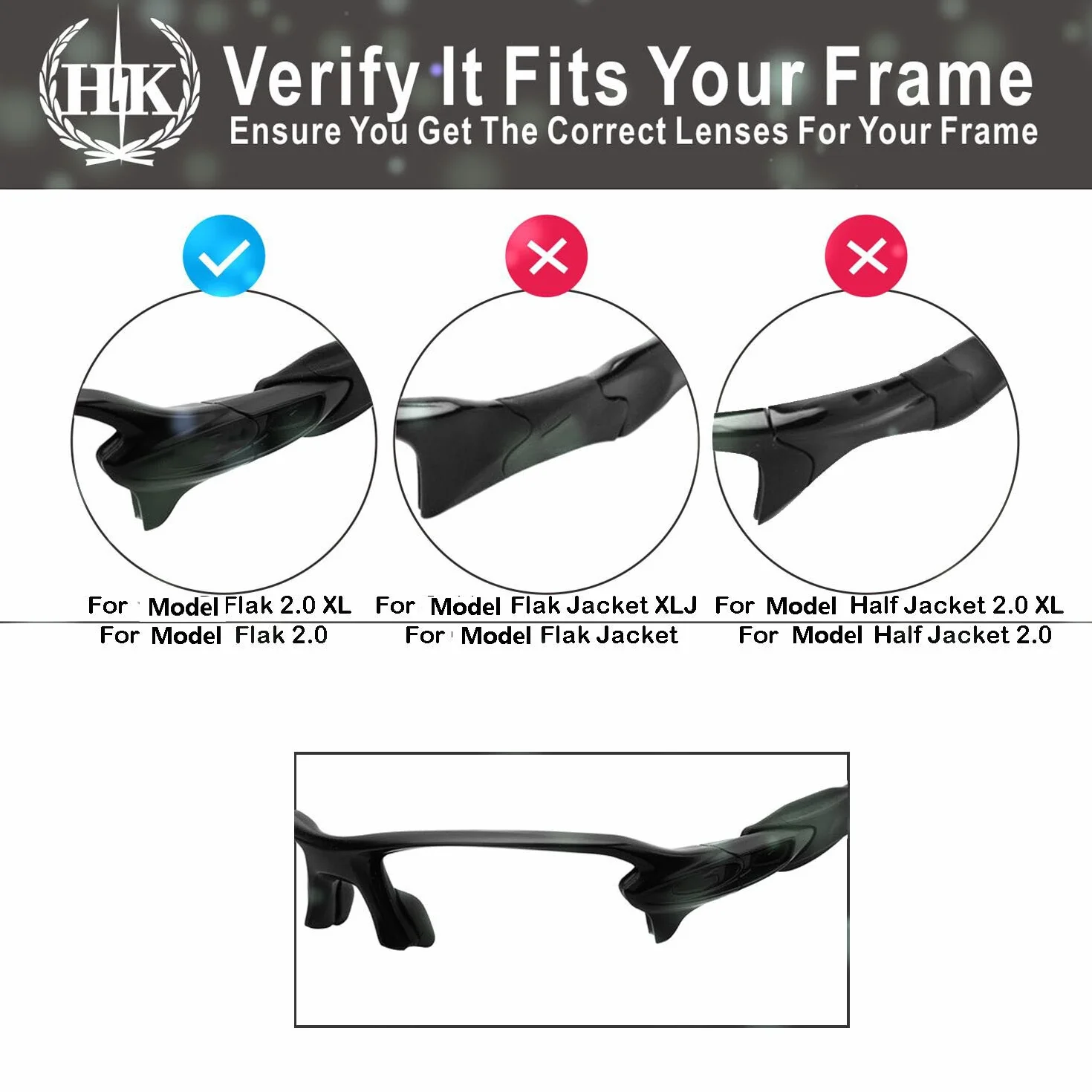 Mens Replacement Lenses For Oakley Flak 2.0 Sunglasses