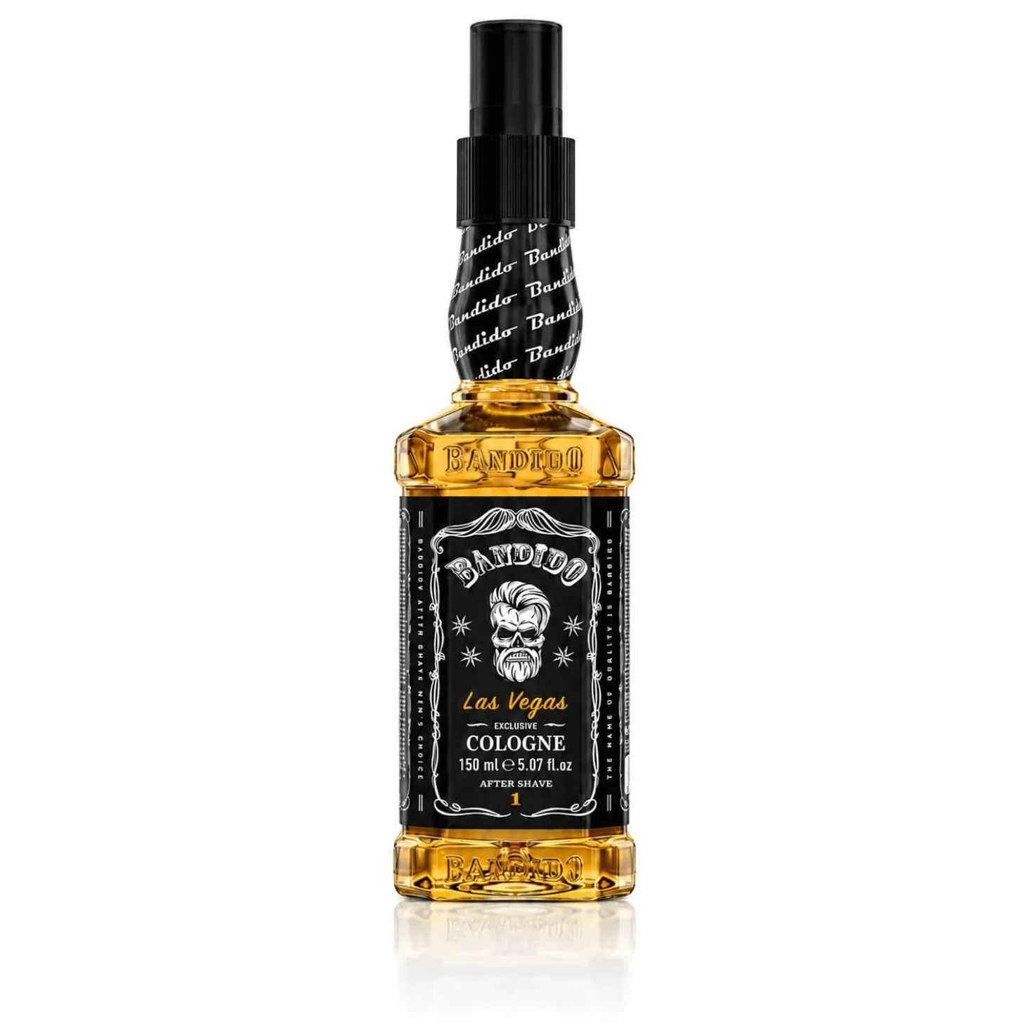 Bandido Eau de Cologne męska woda zapachowa po goleniu woda do golenia dla mężczyzn, odświeża, chłodzi, długotrwały zapach, zapobiega oparzeniom po goleniu i pielęgnacji po goleniu (Las Vegas 150 ml)